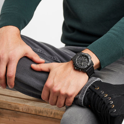 Navy SEAL Chronograph, 44MM - Black Dial (Black-Out)