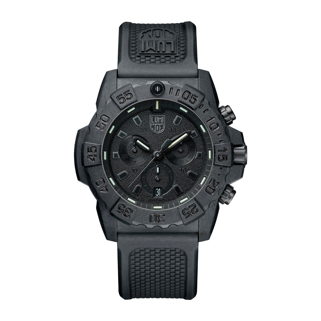 Navy SEAL Chronograph, 44MM - Black Dial (Black-Out)