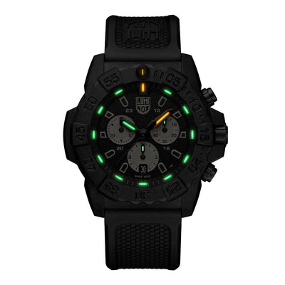 Navy SEAL Chronograph, 45MM - Black/Sand Dial