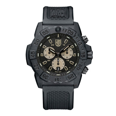Navy SEAL Chronograph, 45MM - Black/Sand Dial