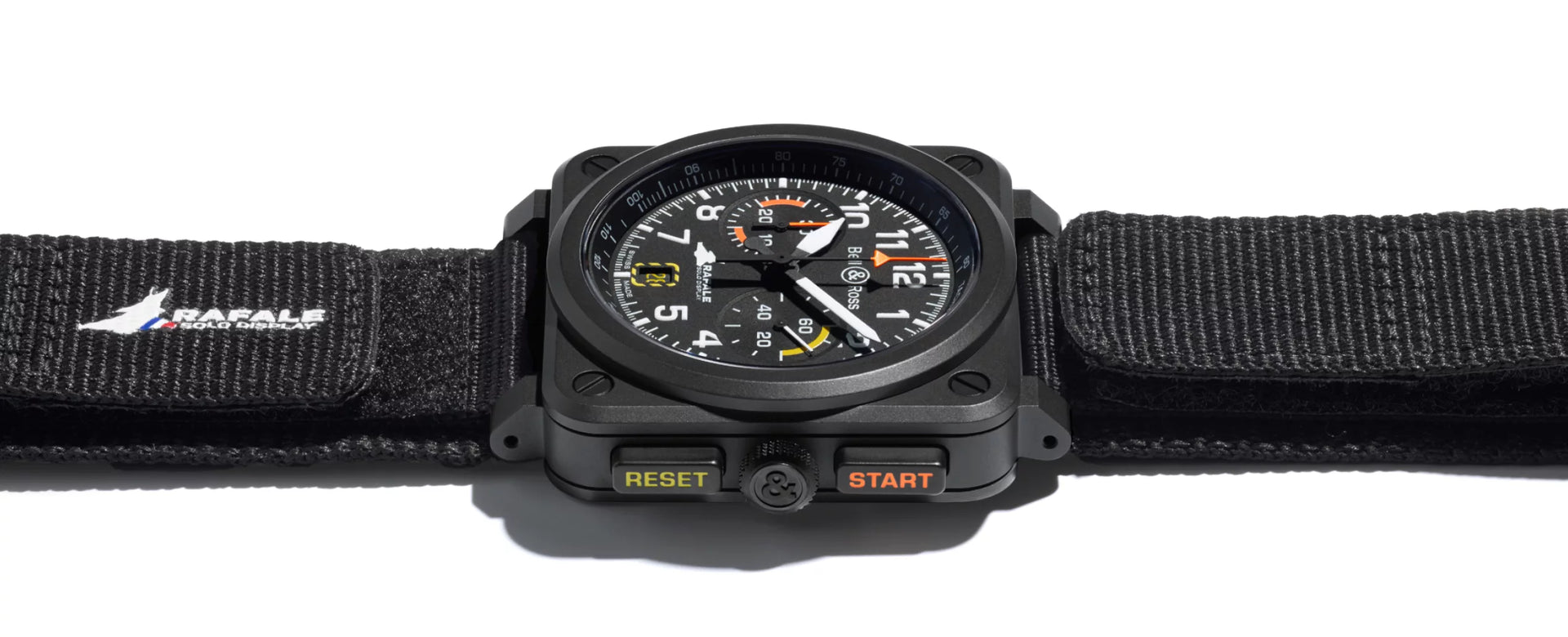 Bell & Ross BR 03 Chrono Rafale Solo Display Limited Edition Automatic BR0394-RSD-CE/SRB (Black Dial / 42mm)