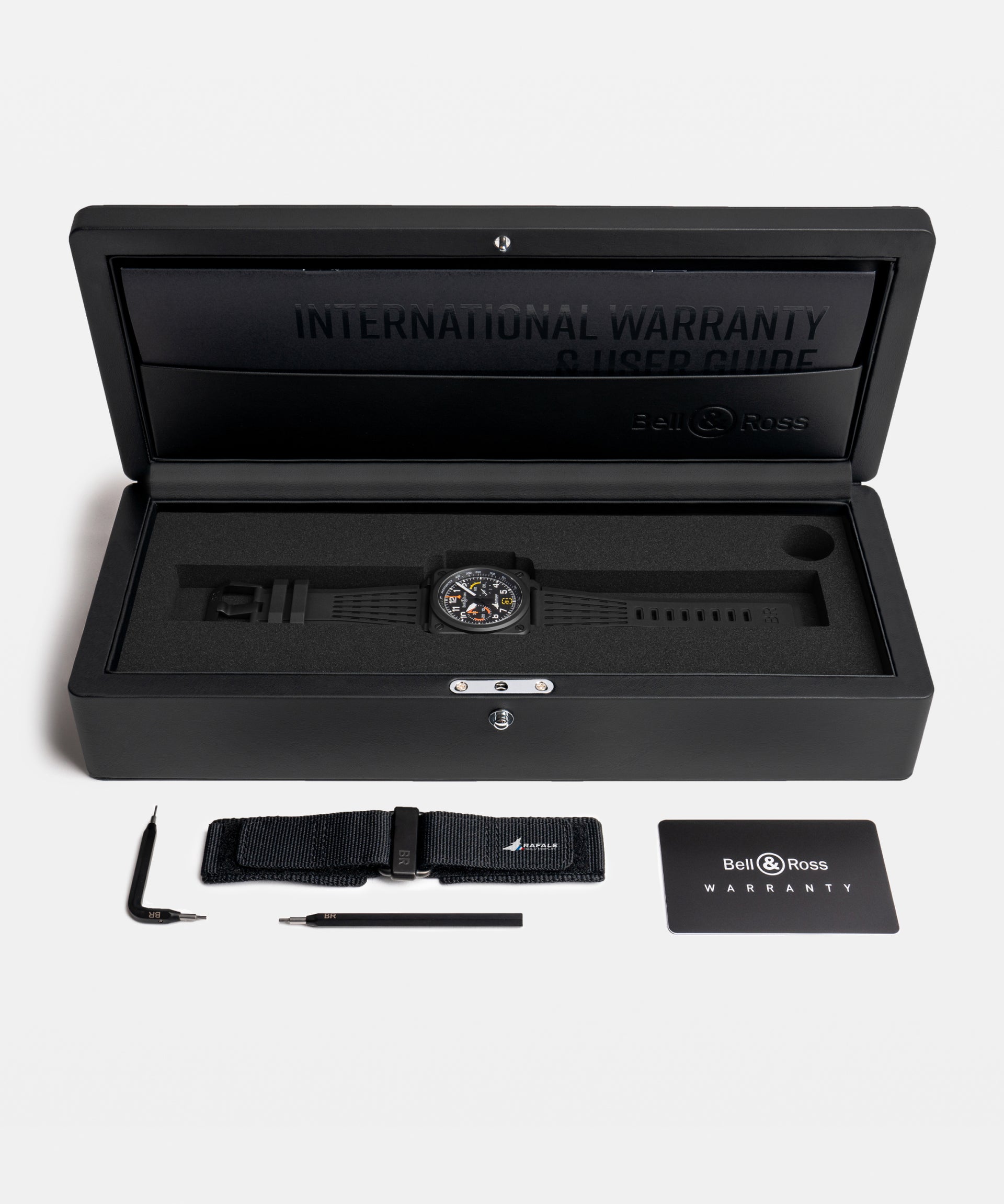 Bell & Ross BR 03 Chrono Rafale Solo Display Limited Edition Automatic BR0394-RSD-CE/SRB (Black Dial / 42mm)