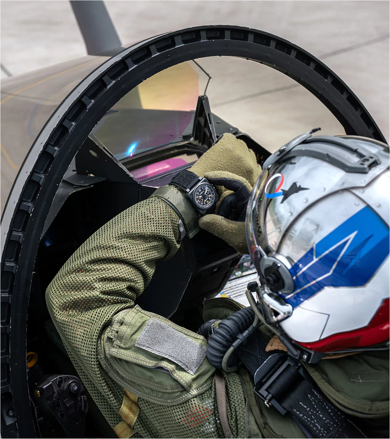 Bell & Ross BR 03 Chrono Rafale Solo Display Limited Edition Automatic BR0394-RSD-CE/SRB (Black Dial / 42mm)