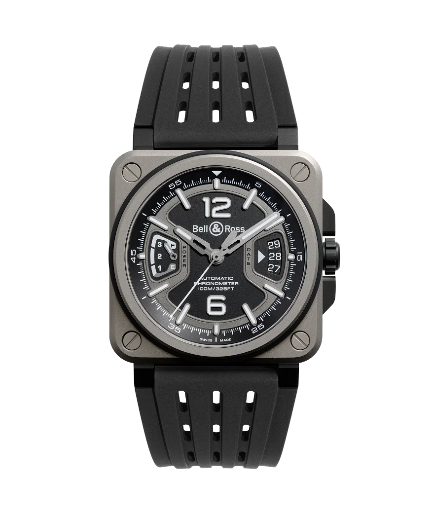 Bell & Ross BR-X3 Black Titanium Automatic BRX3R-BL-TI/SRB (Black Bell & Ross BR-X3 Black Titanium Automatic BRX3R-BL-TI/SRB (Black