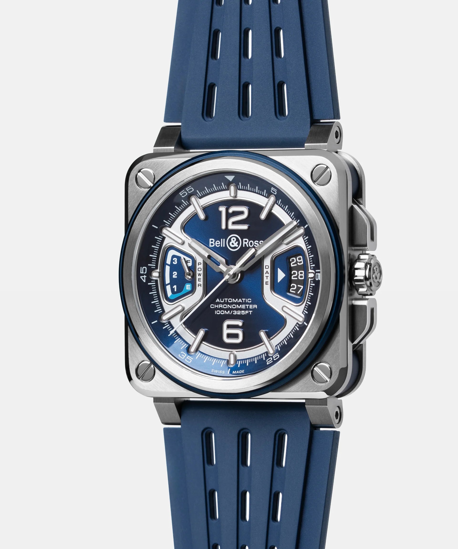 Bell & Ross BR-X3 Blue Steel Automatic BRX3R-BLU-ST/SRB (Blue Dial / 41mm)