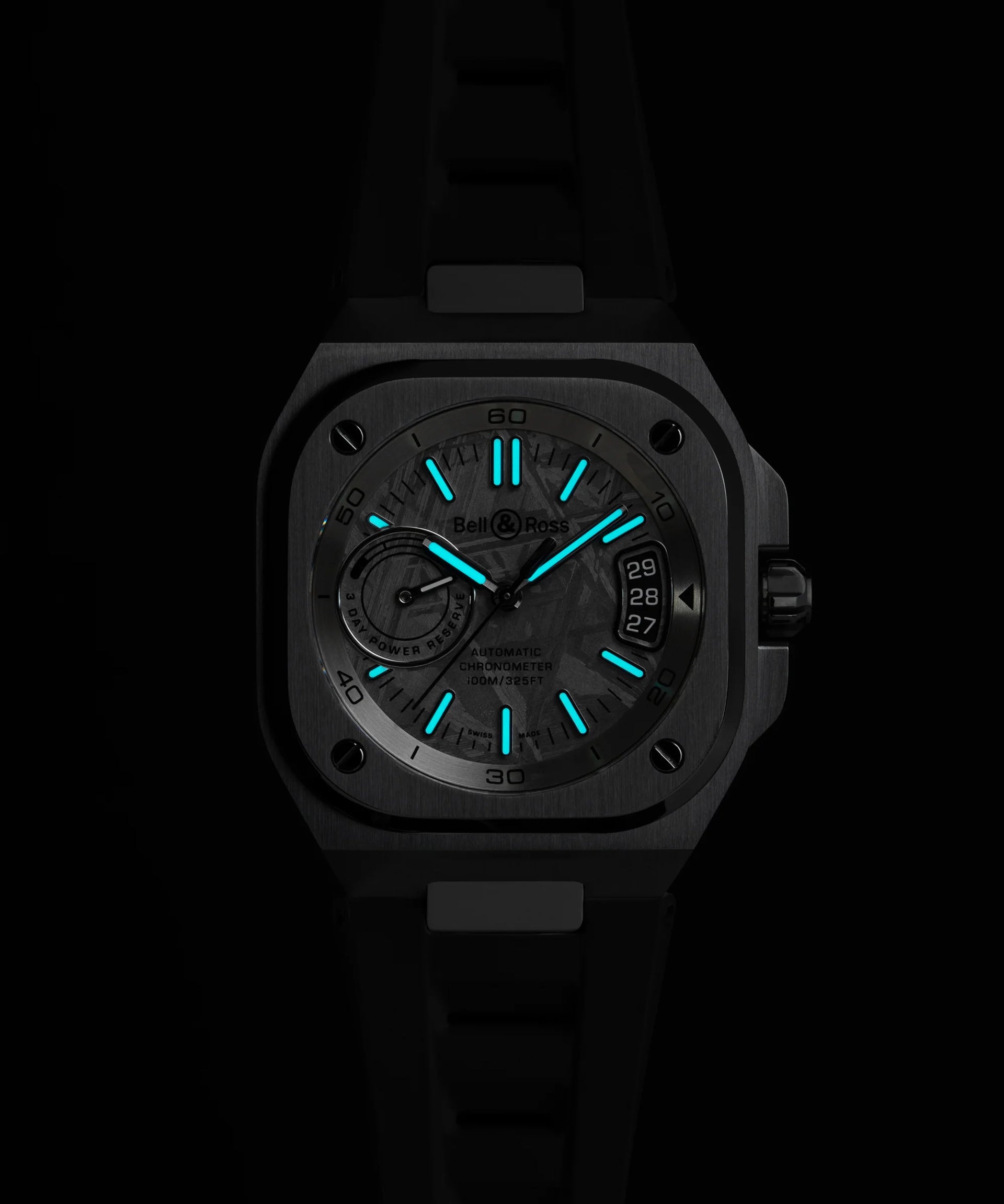 Bell & Ross BR-X5 Meteorite Automatic BRX5R-MTR-ST (Silver Meteorite Dial / 41mm)