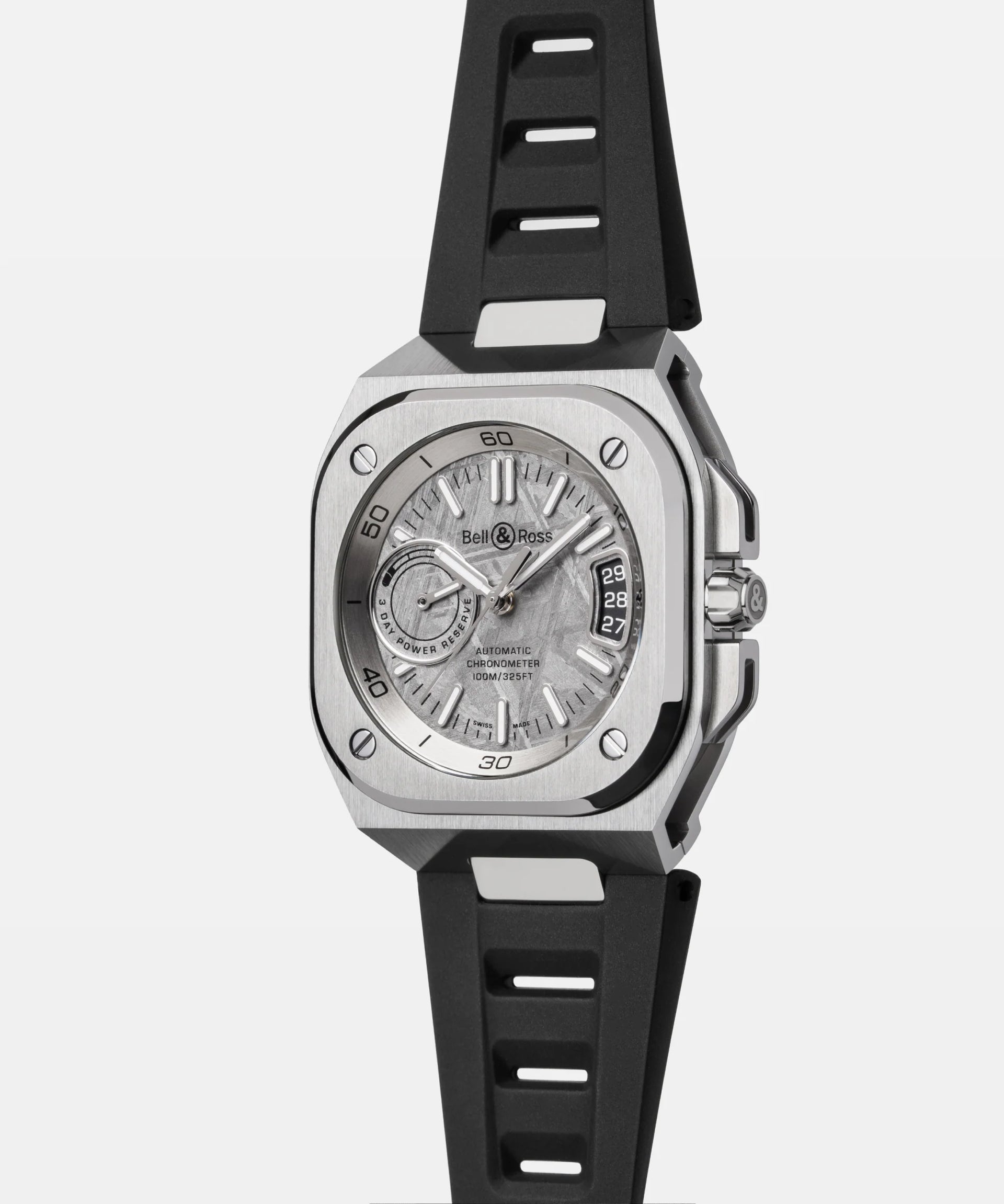 Bell & Ross BR-X5 Meteorite Automatic BRX5R-MTR-ST (Silver Meteorite Dial / 41mm)