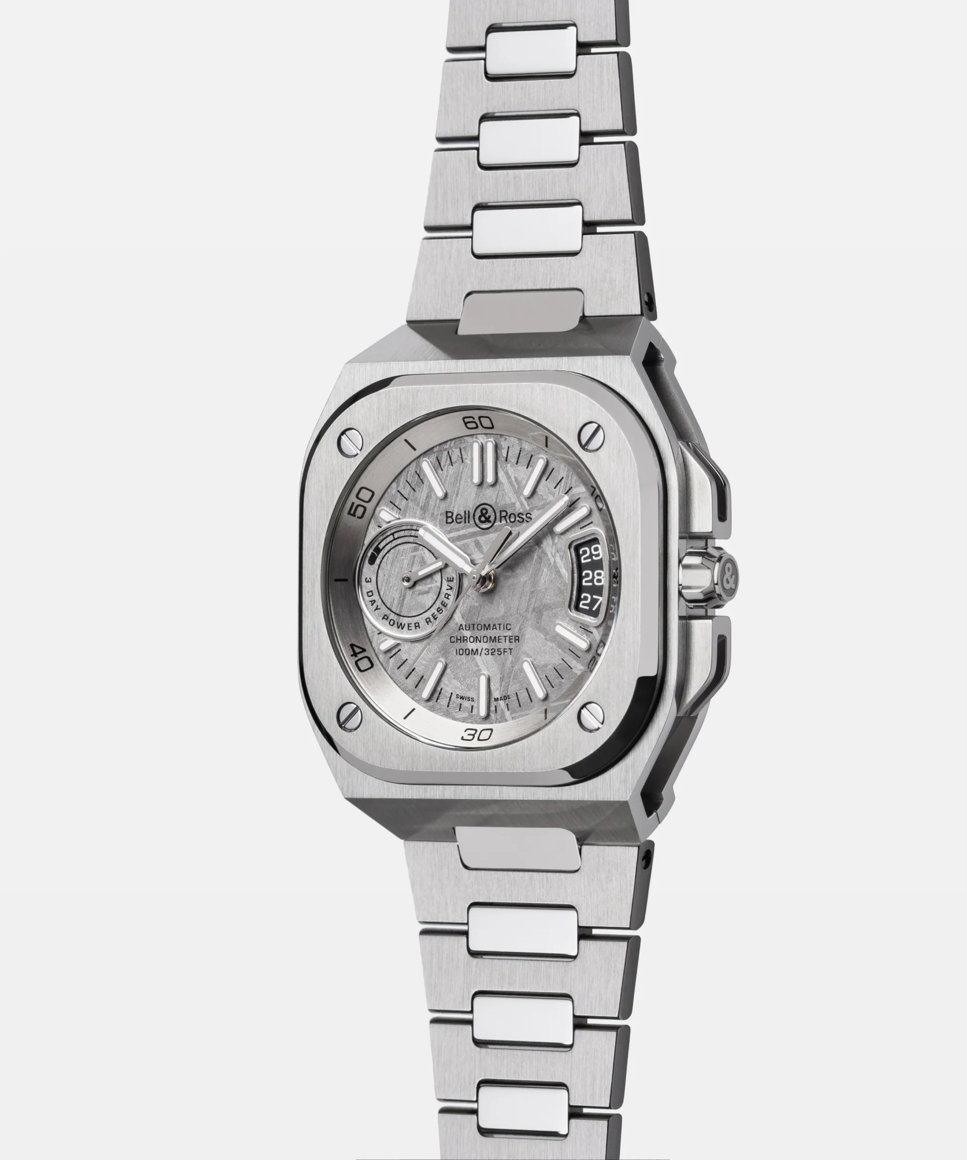 Bell & Ross BR-X5 Meteorite Automatic BRX5R-MTR-ST (Silver Meteorite Dial / 41mm)
