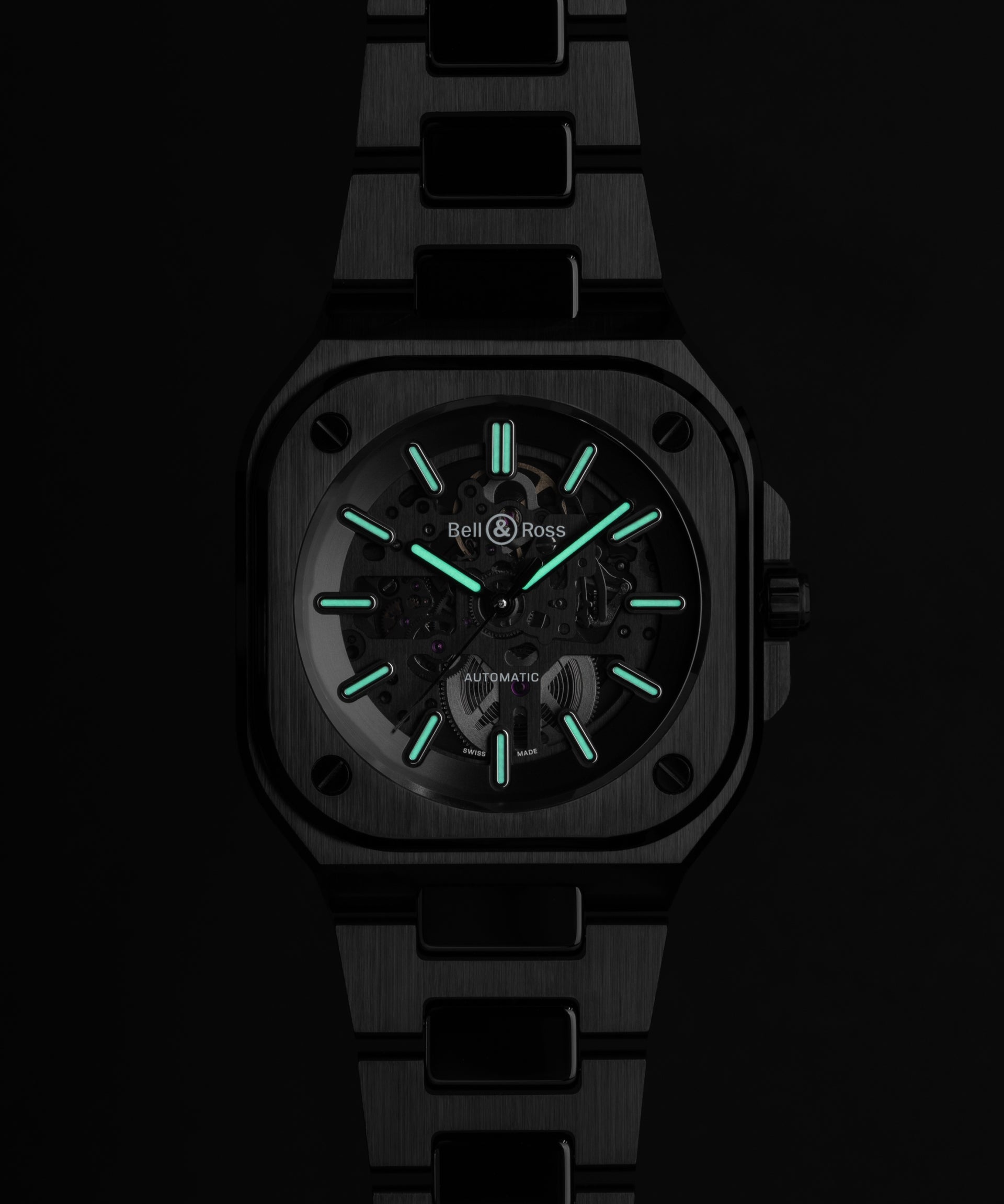 Bell & Ross BR 05 Skeleton Black Ceramic Automatic BR05A-BL-SK-CE (Black Dial / 41mm)