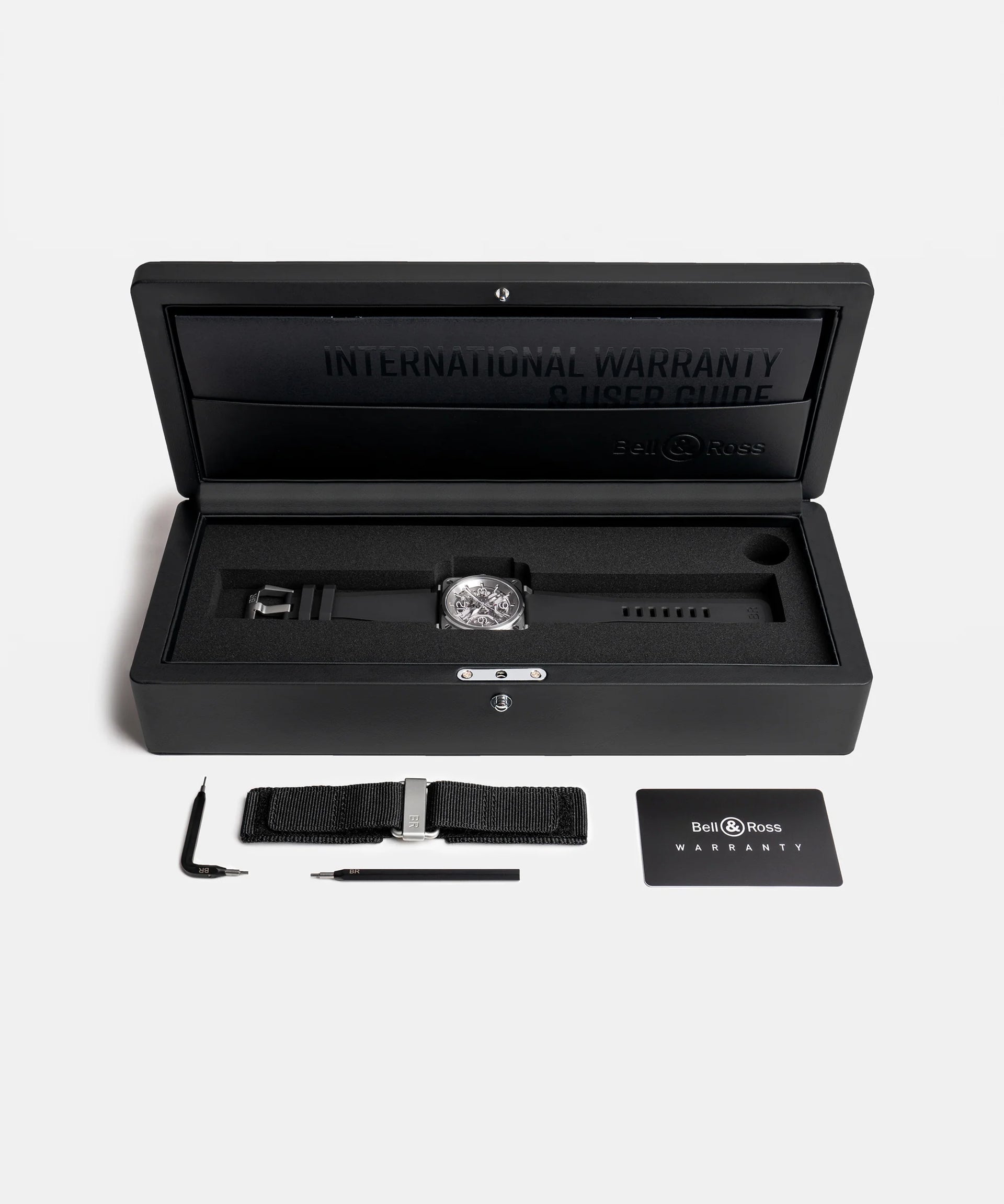 Bell & Ross BR 03 Skeleton Steel Automatic BR03A-BL-SKST/SRB (Silver Dial / 41mm)