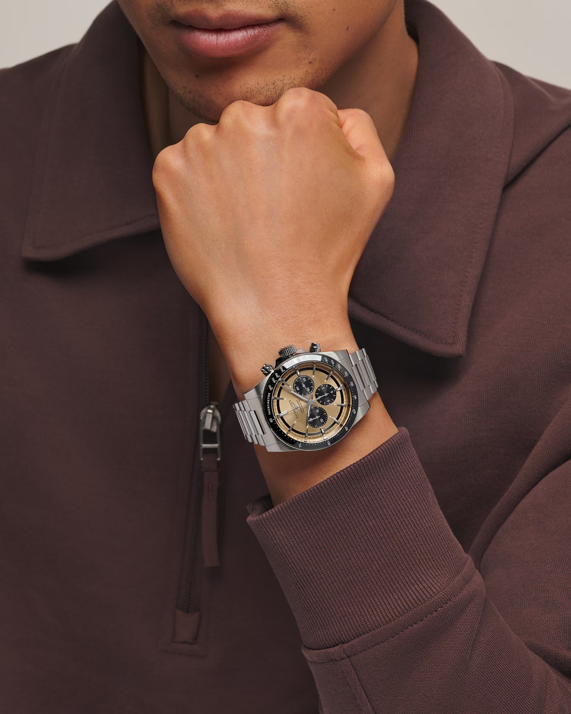 Longines Conquest Automatic Chronograph (Champagne Dial / 42mm)