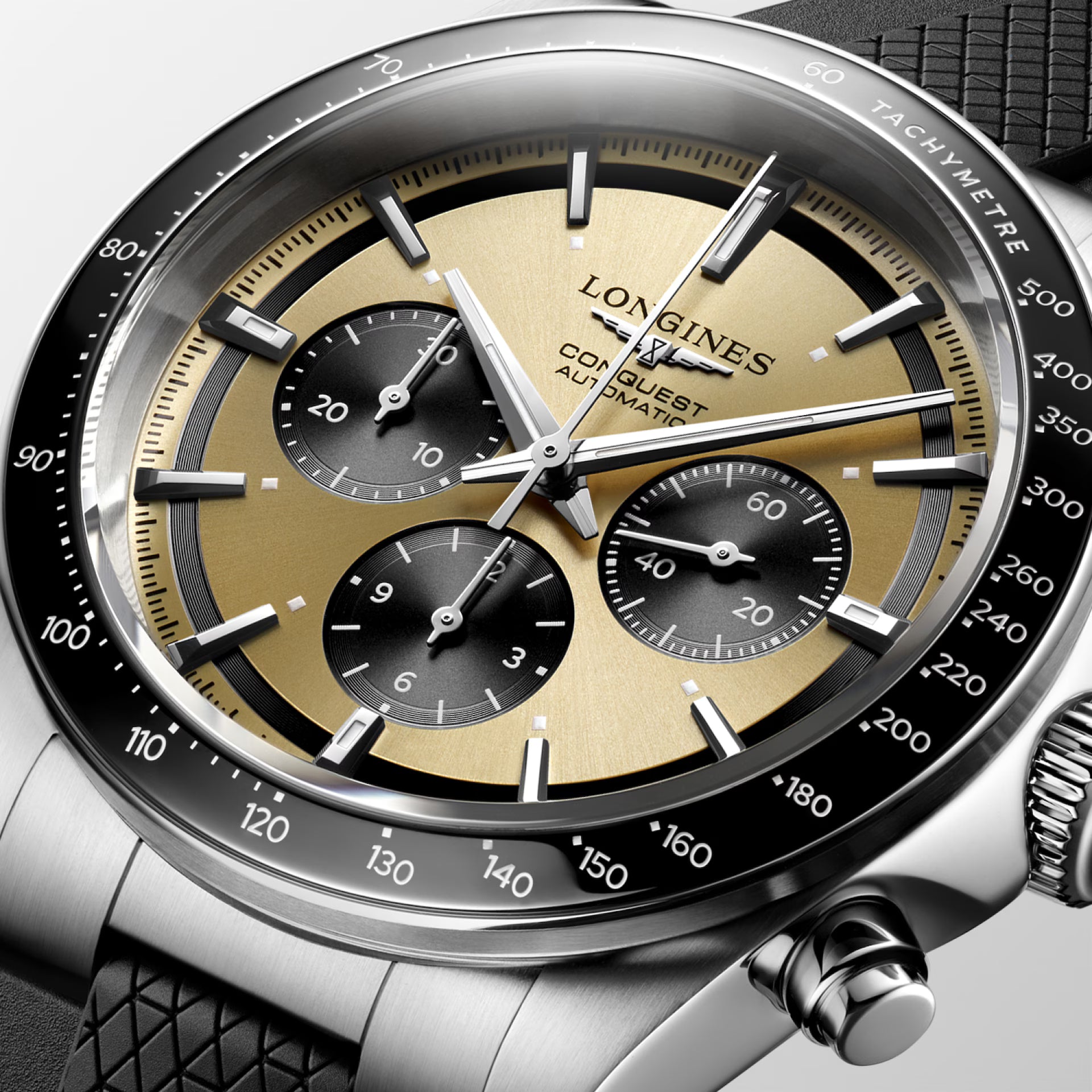 Longines Conquest Automatic Chronograph (Champagne Dial / 42mm)
