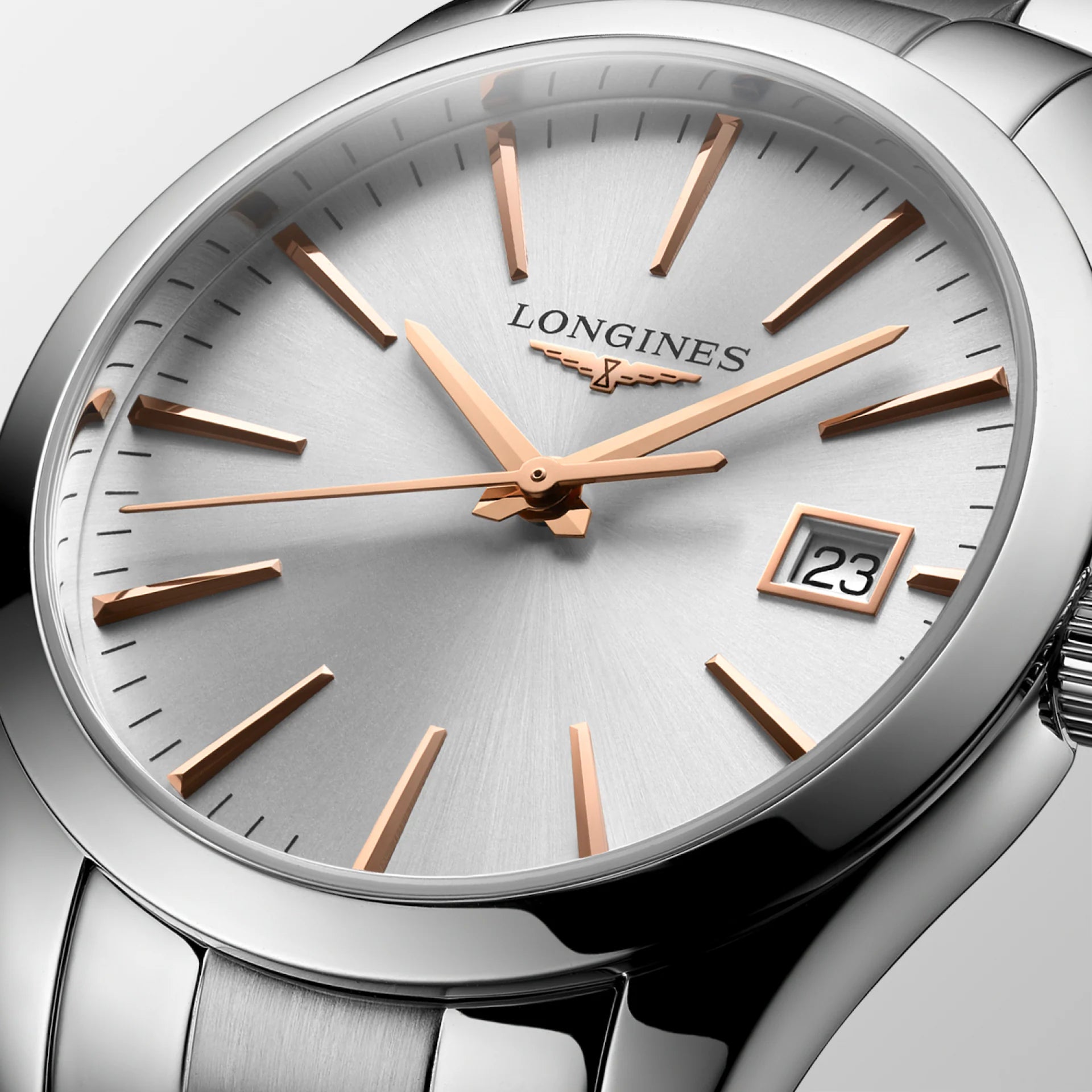 Longines Conquest Classic Quartz (Silver Dial / 34mm)