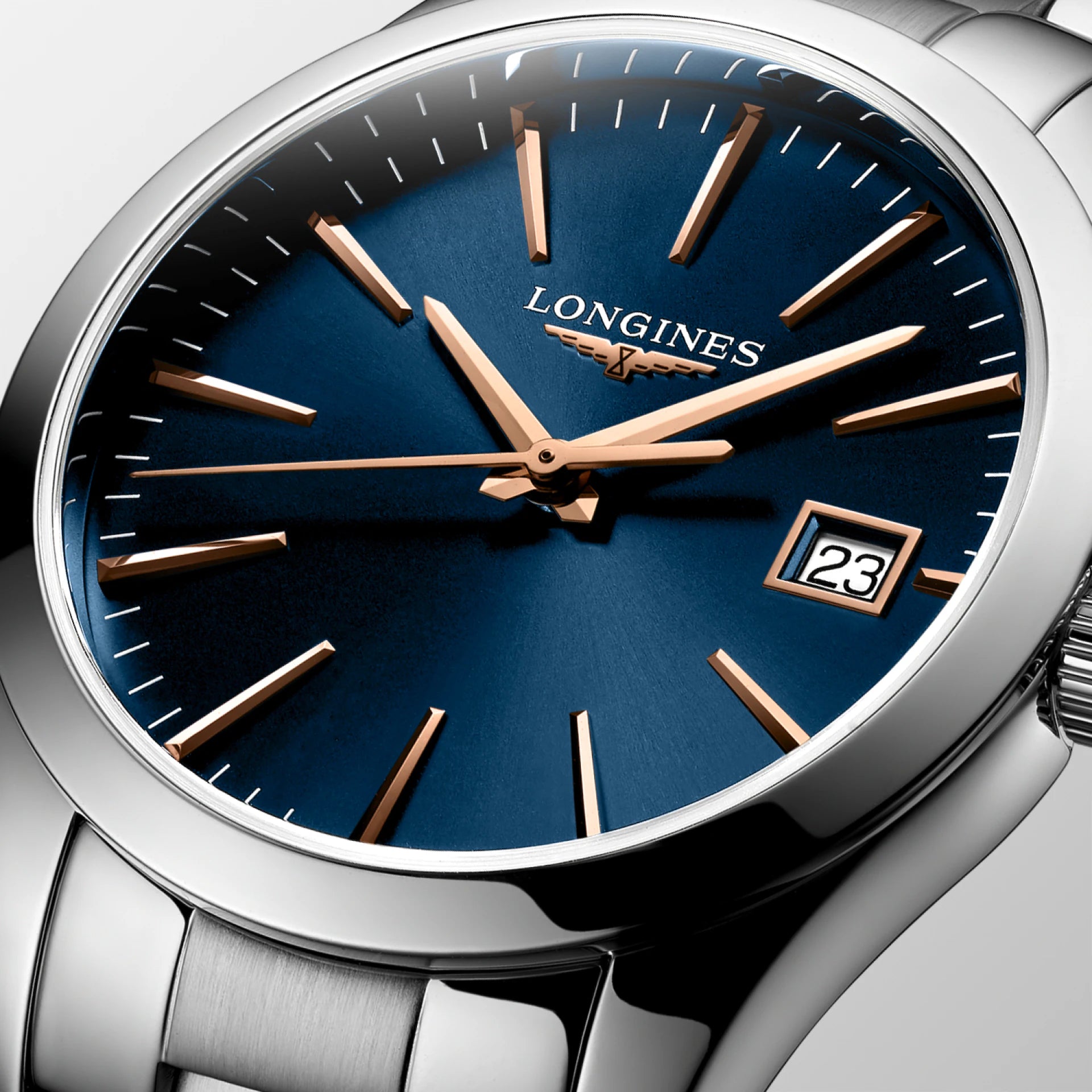 Longines Conquest Classic Quartz (Blue Dial / 34mm)