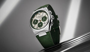 Frederique Constant Highlife Automatic Chronograph (Cream Dial / Green Sub-Dials / 41mm)