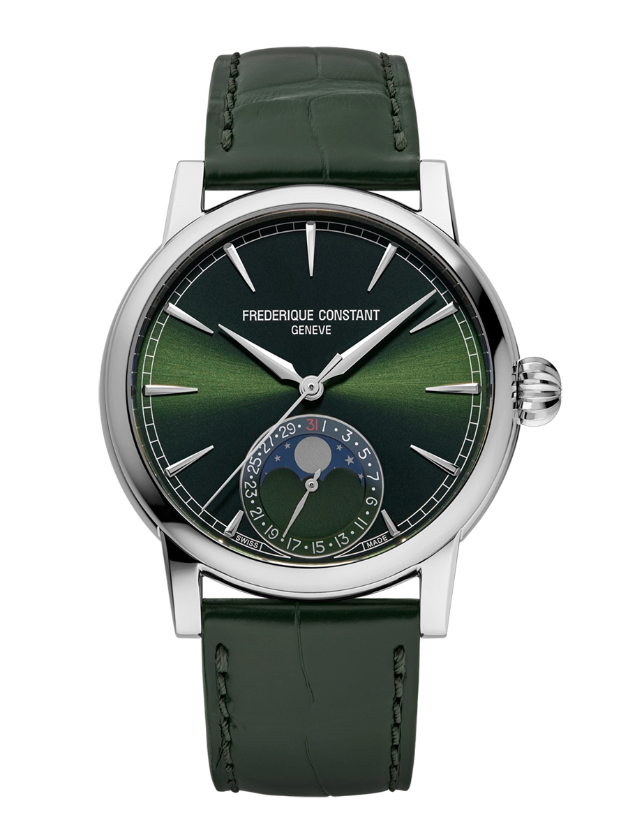 Frederique Constant Manufacture Classics Moonphase Date Automatic Green Dial 40mm