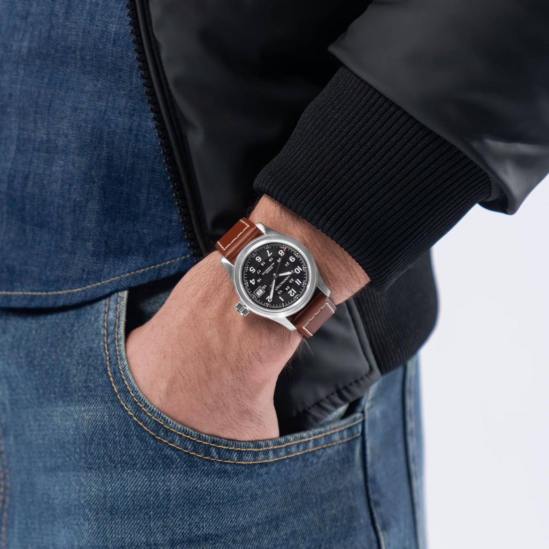 Hamilton Khaki Field Auto (cadran noir / 38mm)