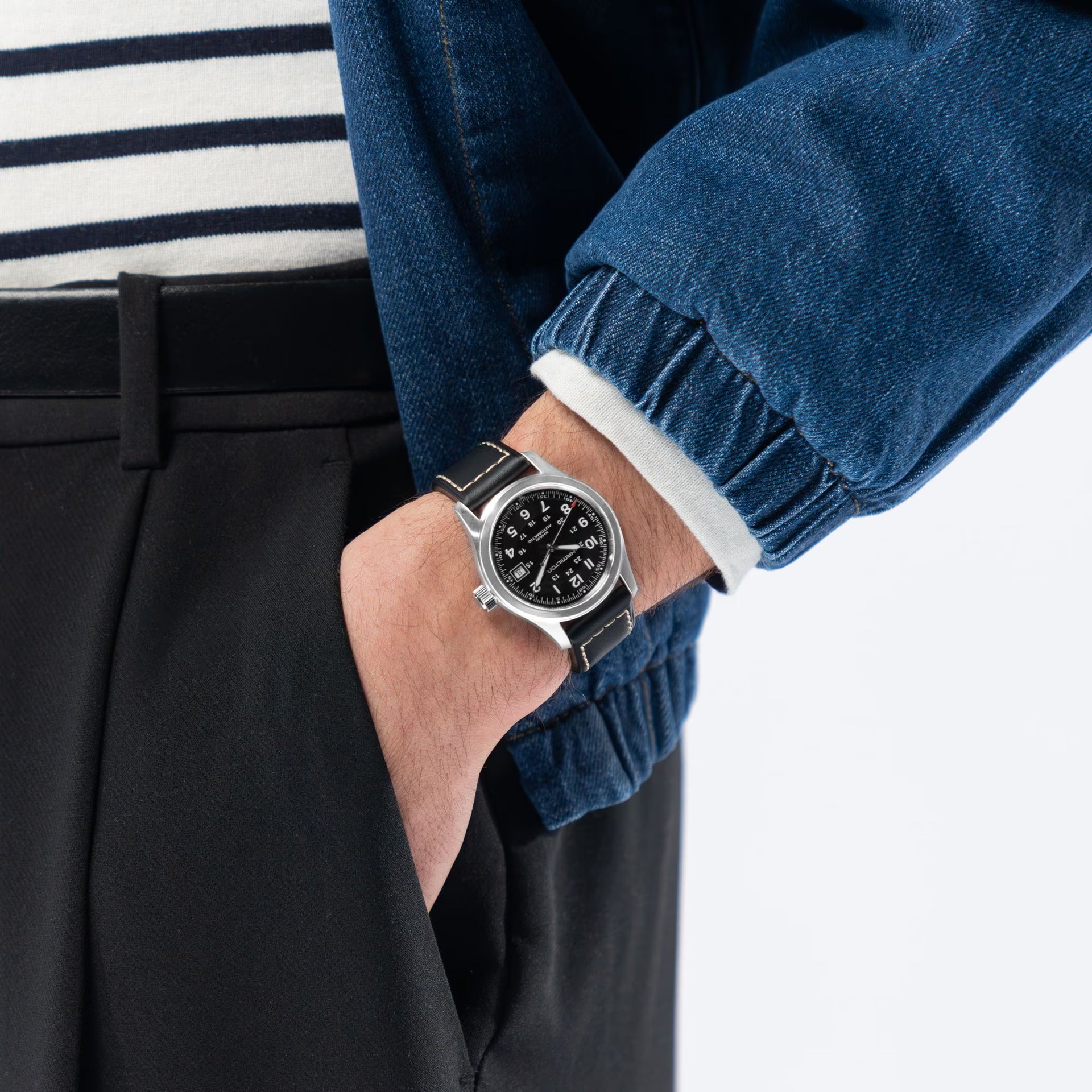 Hamilton Khaki Field Auto (cadran noir / 38mm)