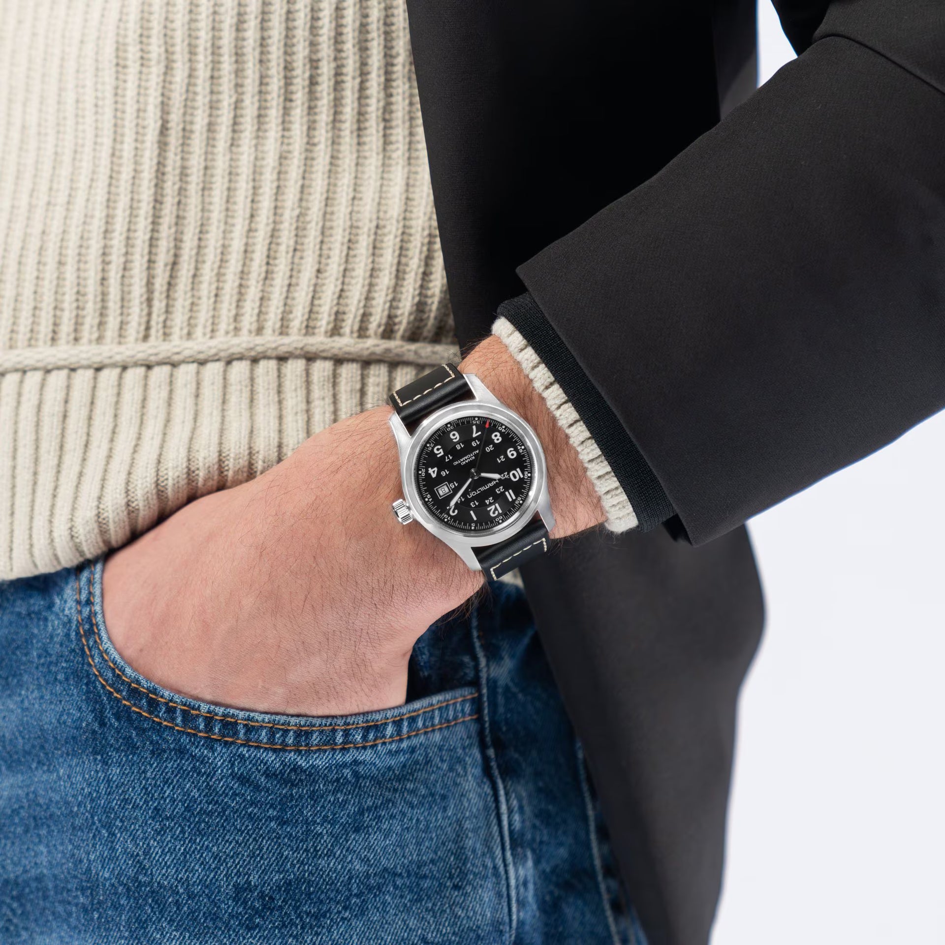 Hamilton Khaki Field Auto (cadran noir / 42mm)