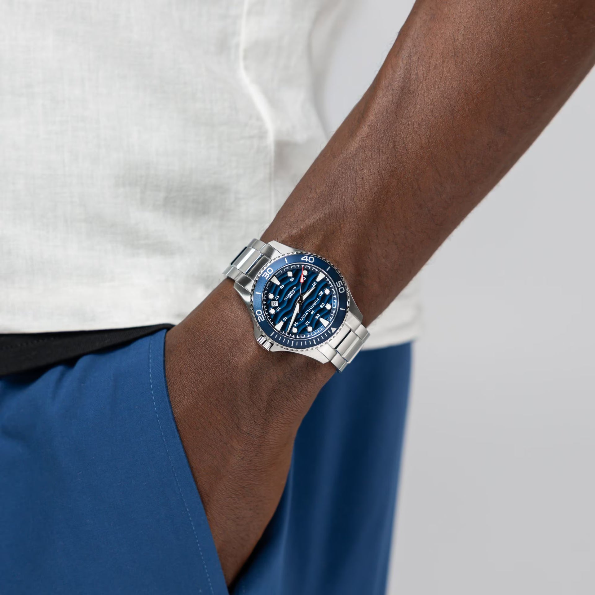 Hamilton Khaki Navy Scuba Auto (Blue Dial / 40mm)