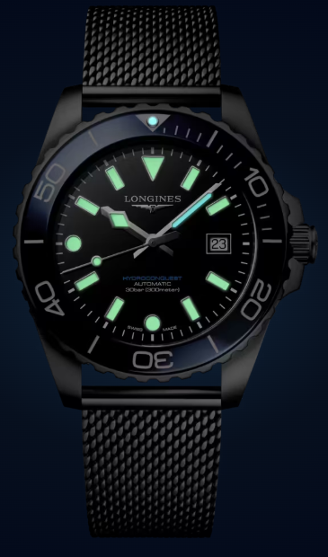 Longines HydroConquest Automatic (Black Dial / 42mm / Blue Bezel)