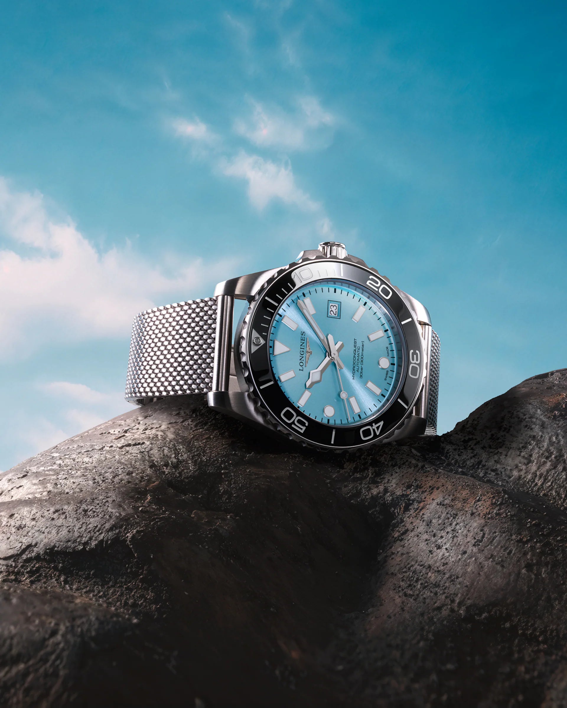 Longines HydroConquest Automatic (Ice Blue Dial / 42mm)