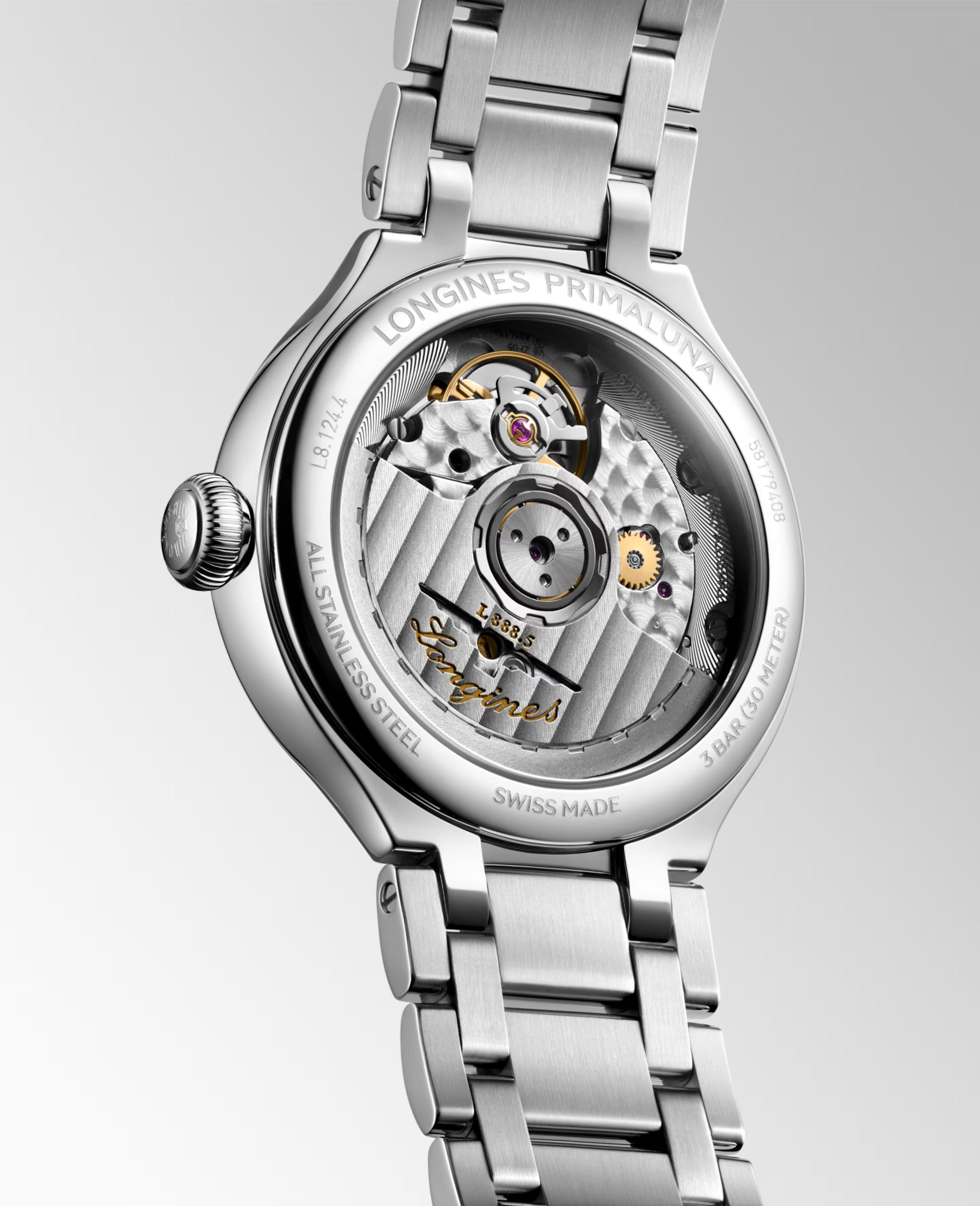 Longines Primaluna Automatic (White Dial / 34mm)