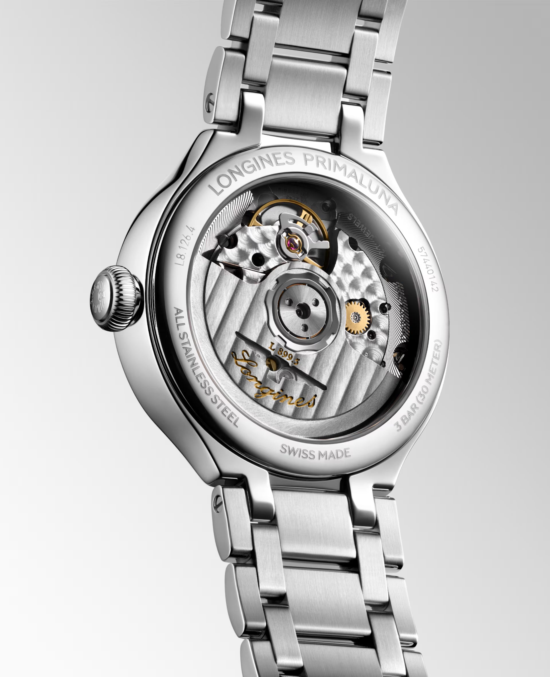 Longines Primaluna Moonphase Automatic (Silver Dial / 34mm)