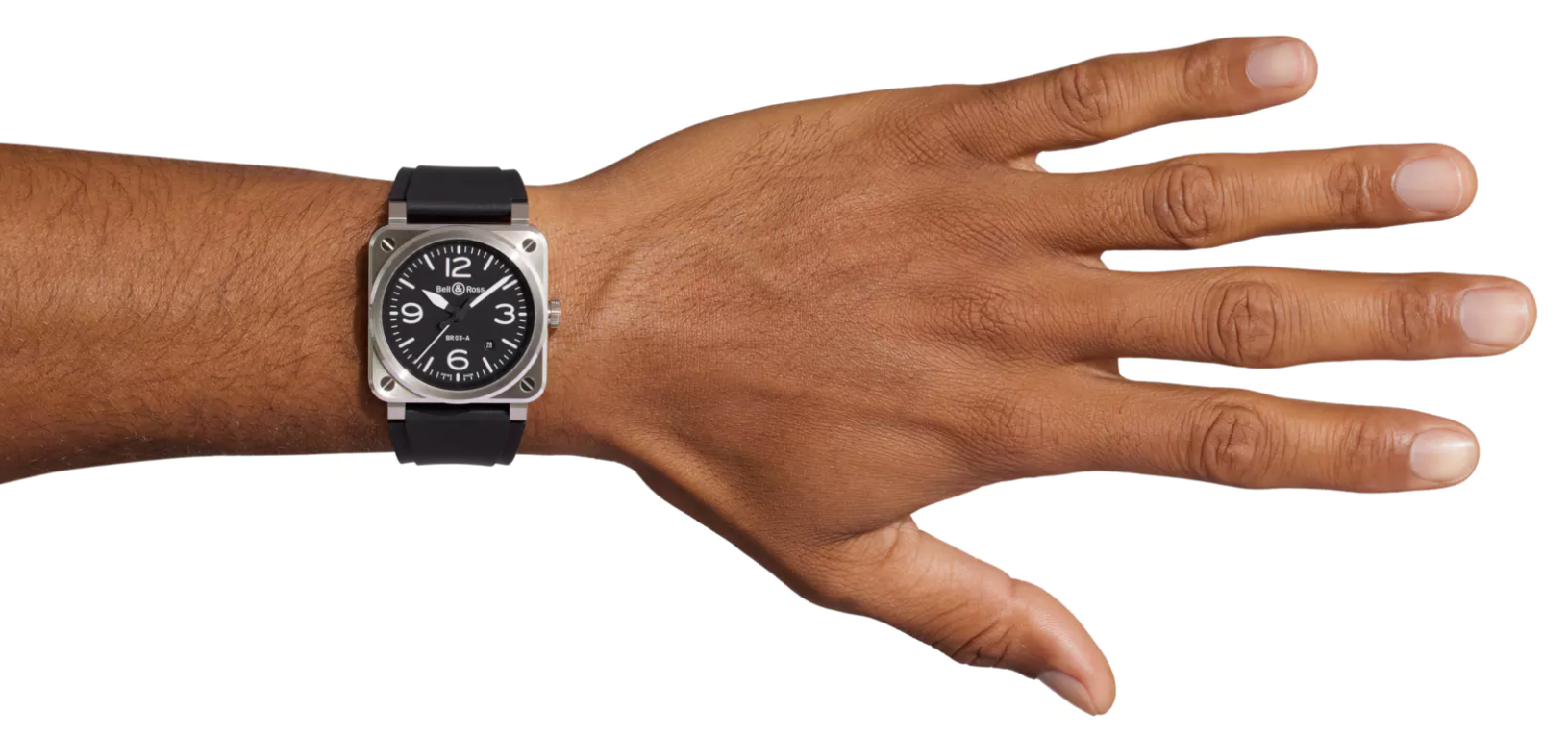 Bell & Ross BR 03 Black Steel Automatic BR03A-BL-ST/SRB (Black Dial / 41mm)