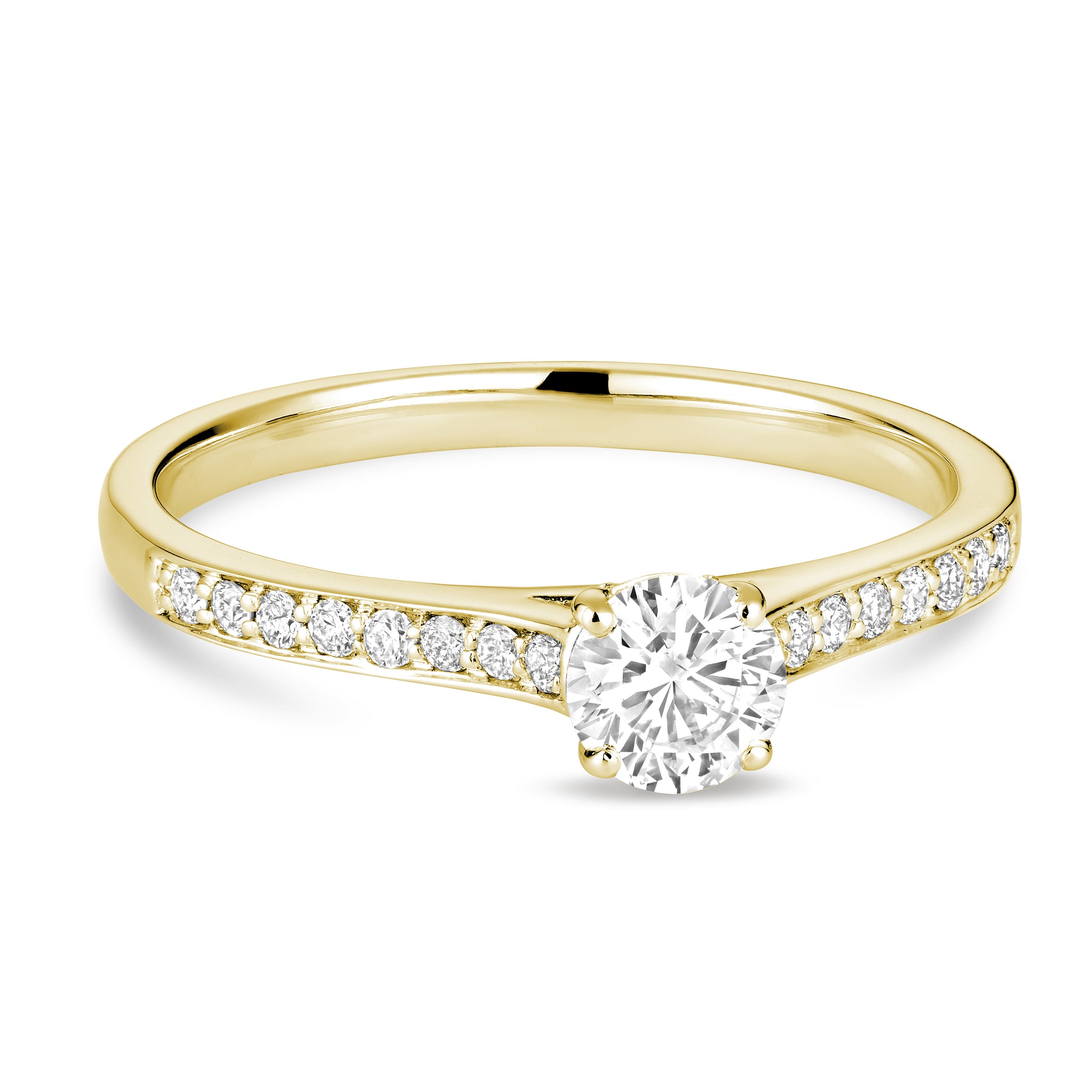 Hemsleys Collection 14K Round Diamond Engagement Ring