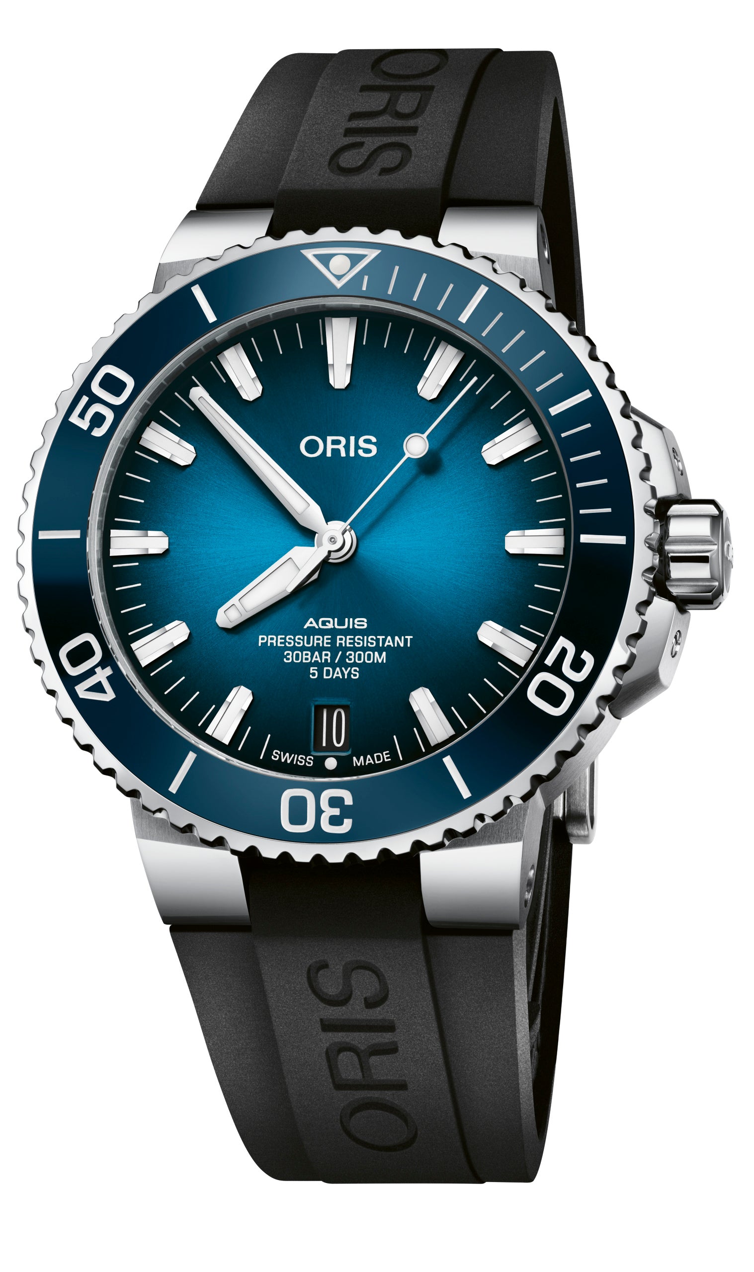 Oris Aquis Date Calibre 400 Automatic REF#40077634135 (Blue Dial / 43.5mm)