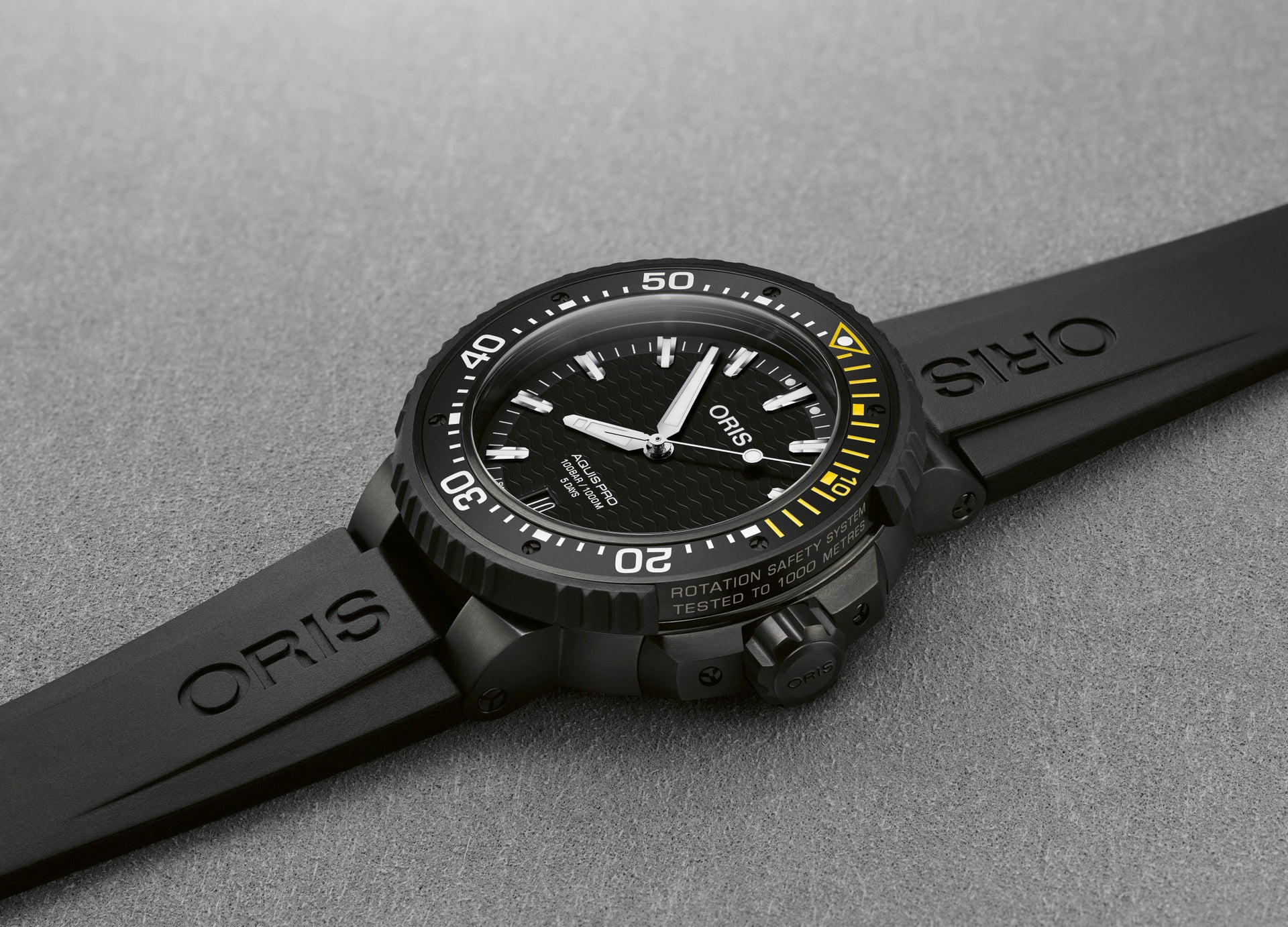 Oris AquisPro Date Calibre 400 Automatic REF#40077677754-0742664BTEB (Black Dial / 49.5mm)