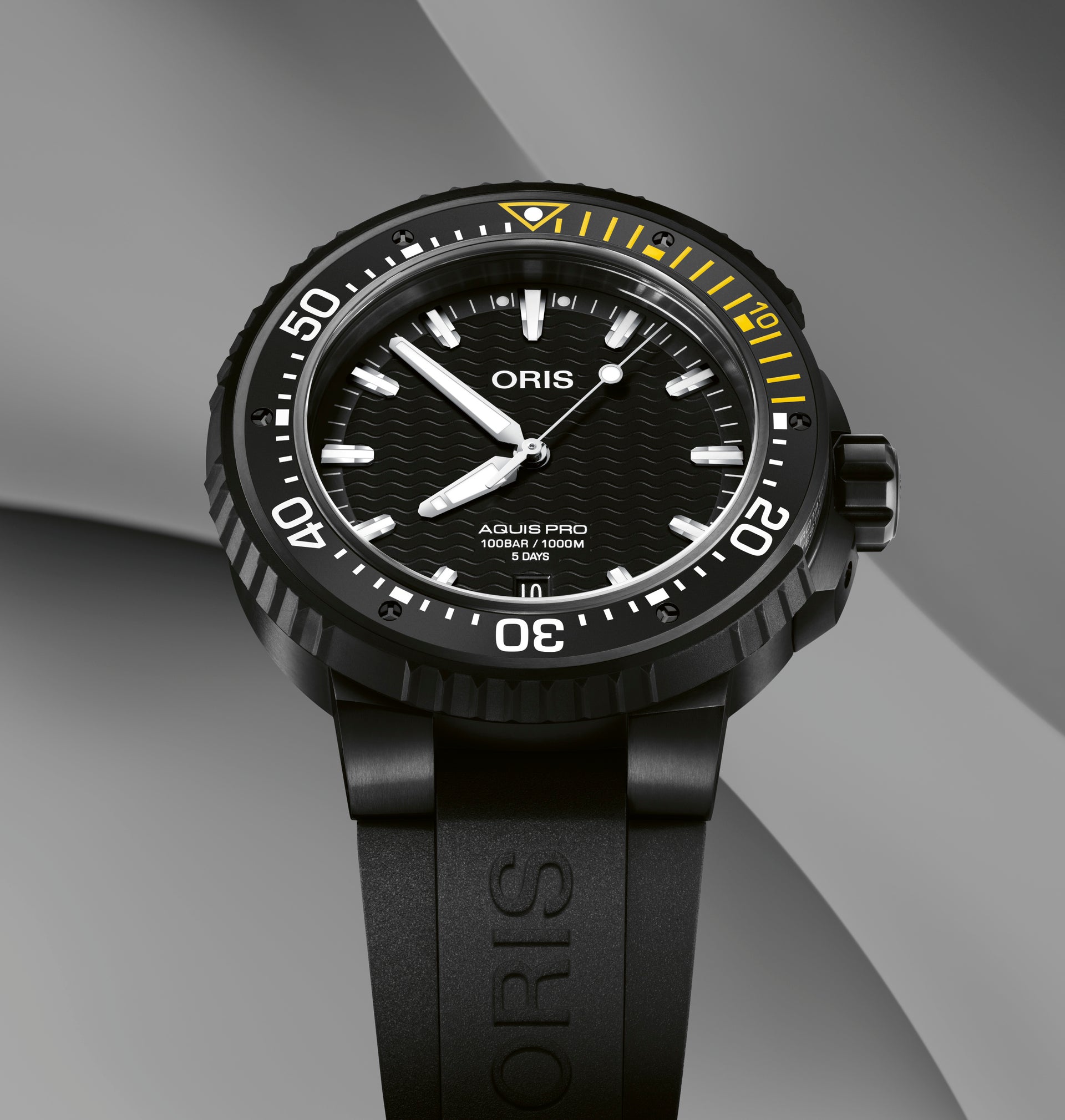 Oris AquisPro Date Calibre 400 Automatic REF#40077677754-0742664BTEB (Black Dial / 49.5mm)