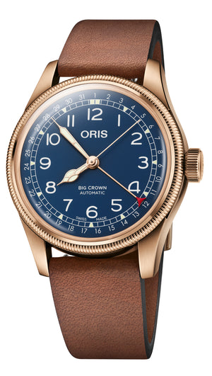 Oris Big Crown Pointer Date Bronze Automatic REF#75477413165 (Blue Dial 40mm)