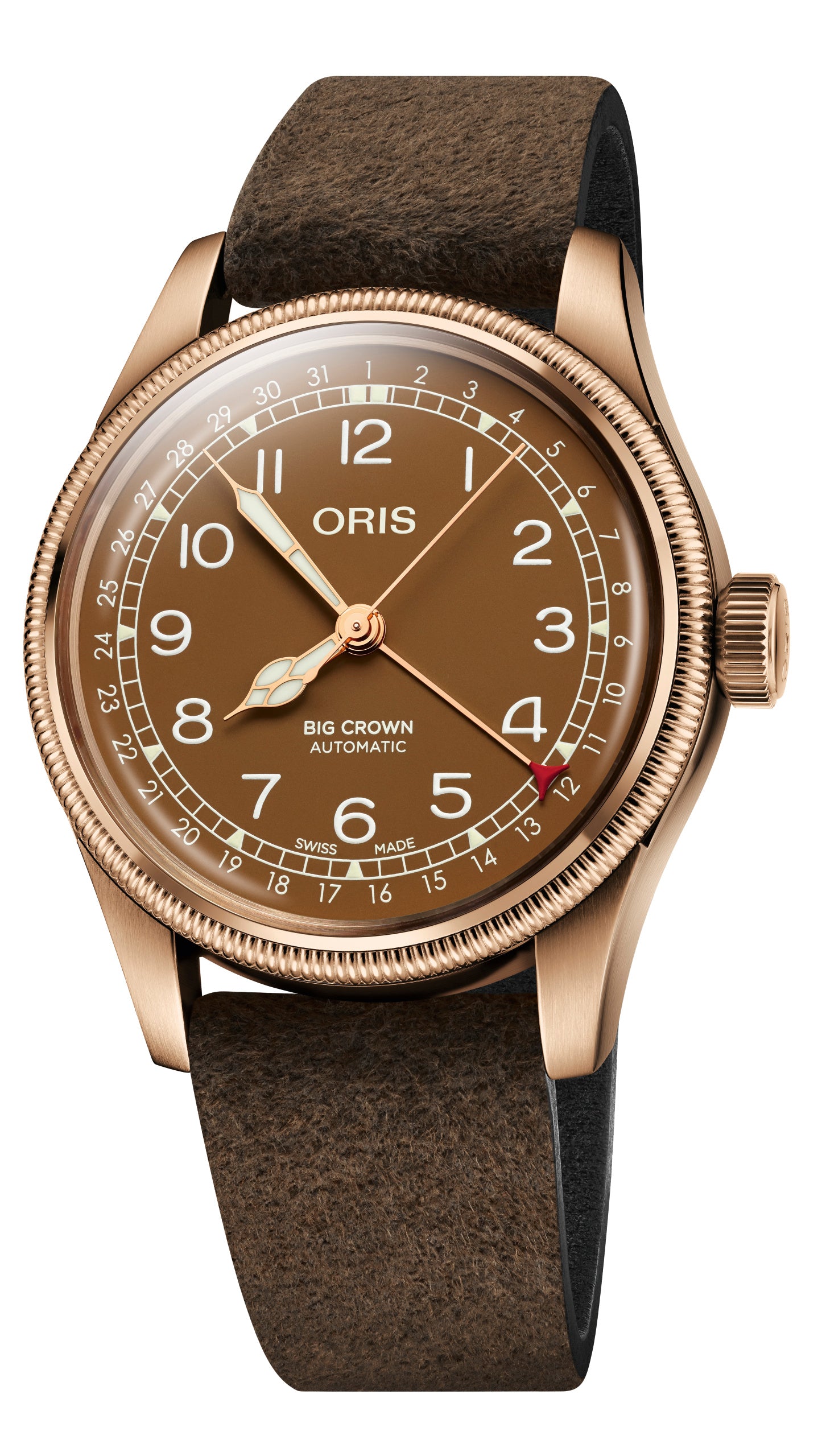Oris Big Crown Pointer Date Bronze Automatic REF#75477413166 (Brown Dial / 40mm)