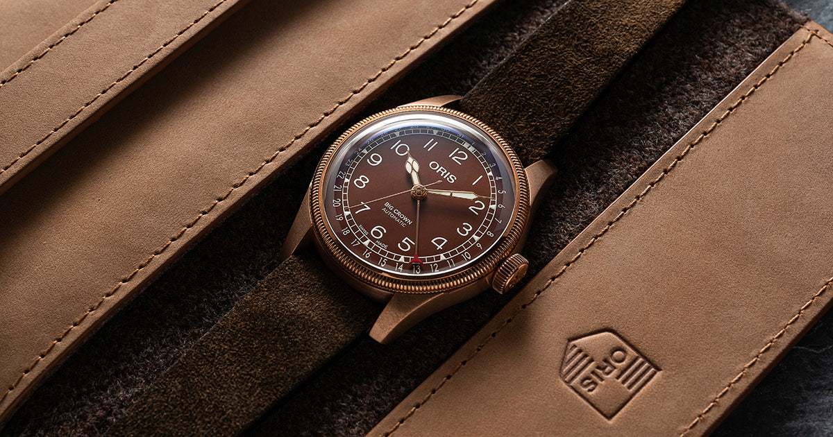 Oris Big Crown Pointer Date Bronze Automatic REF#75477413166 (Brown Dial / 40mm)