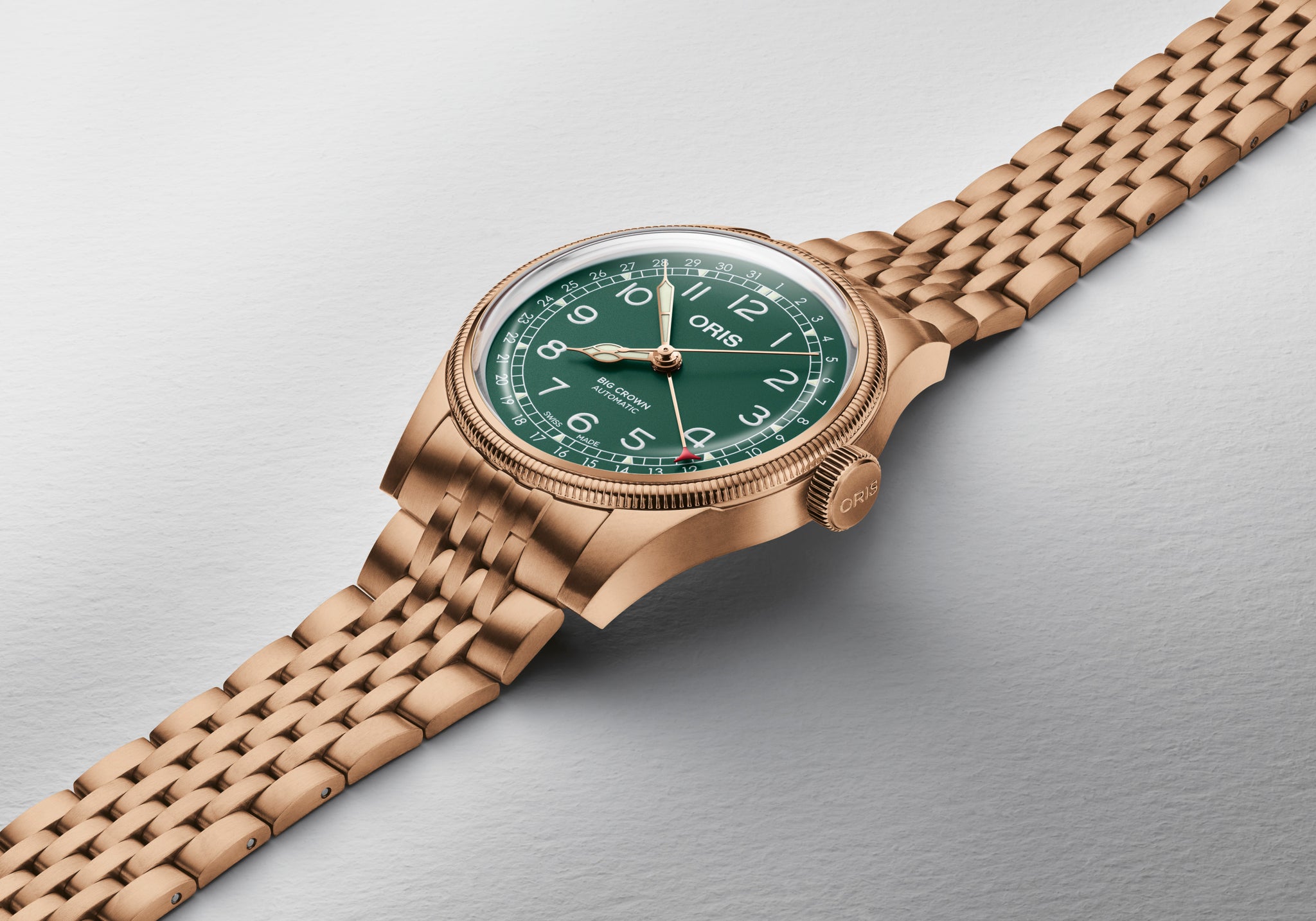 Oris Big Crown Pointer Date Bronze Automatic (Green Dial / 40mm)