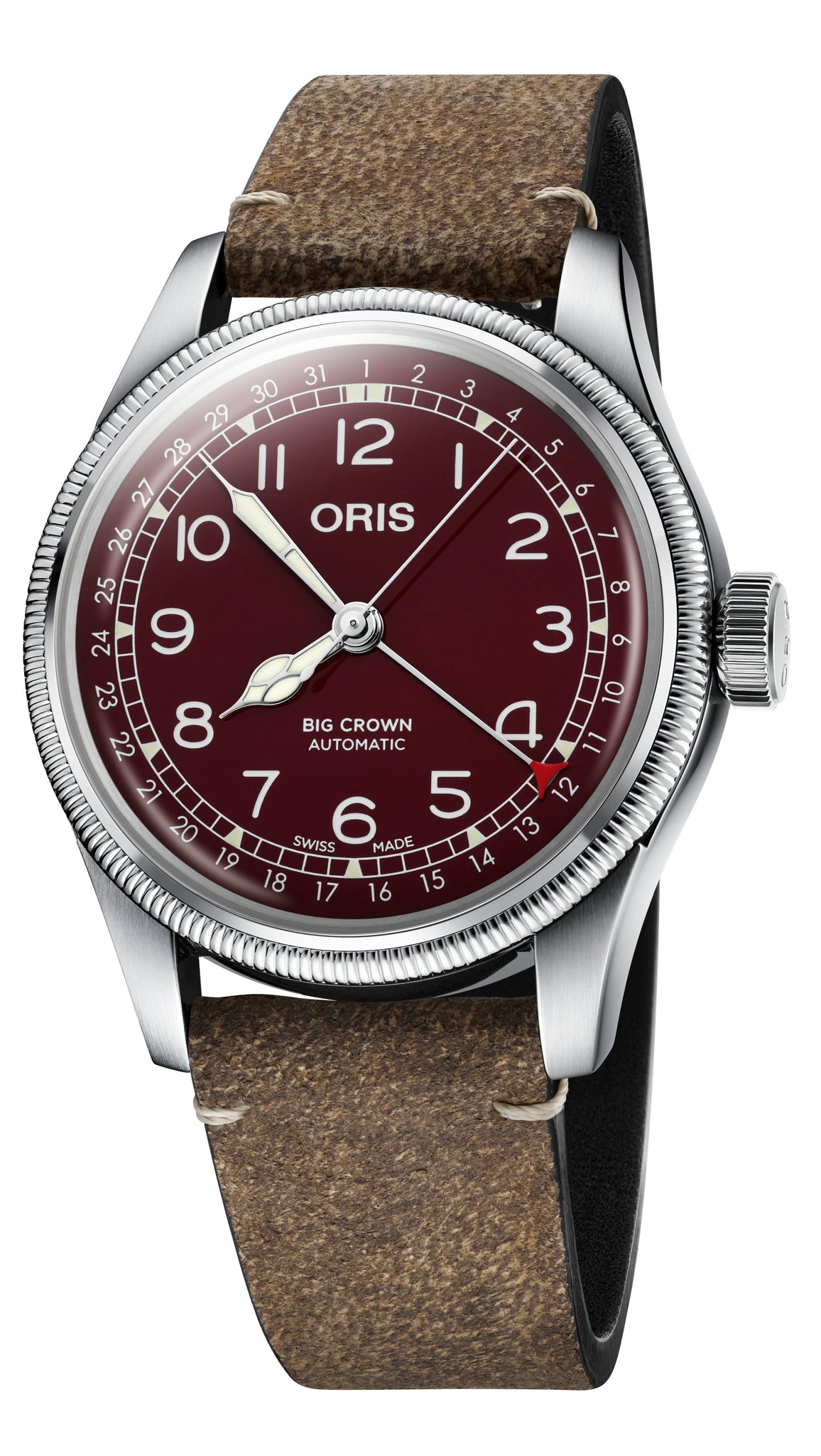 Oris Big Crown Pointer Date Automatic (Red Dial / 40mm)