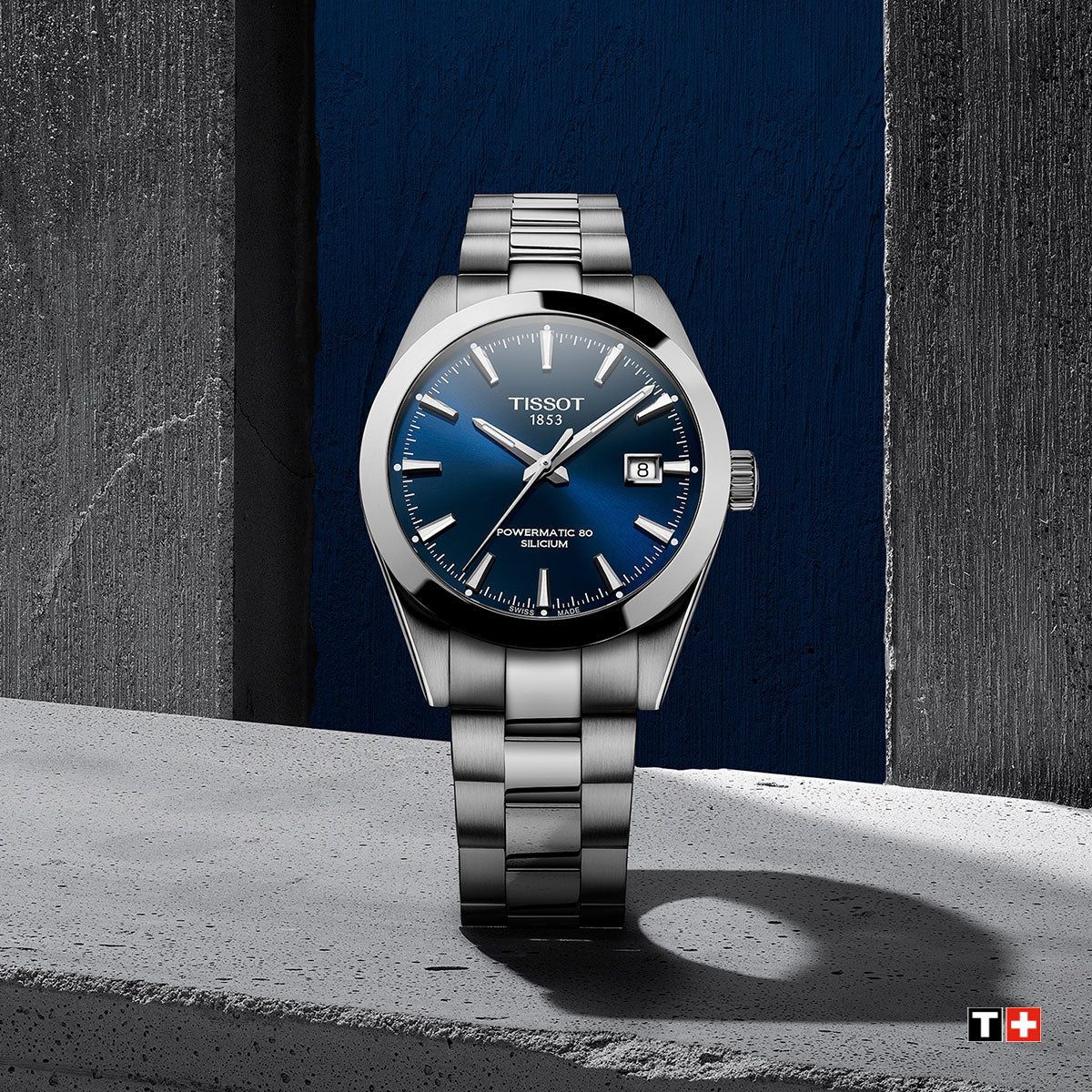 Tissot Gentleman Powermatic 80 Silicium (Blue Dial / 40mm)