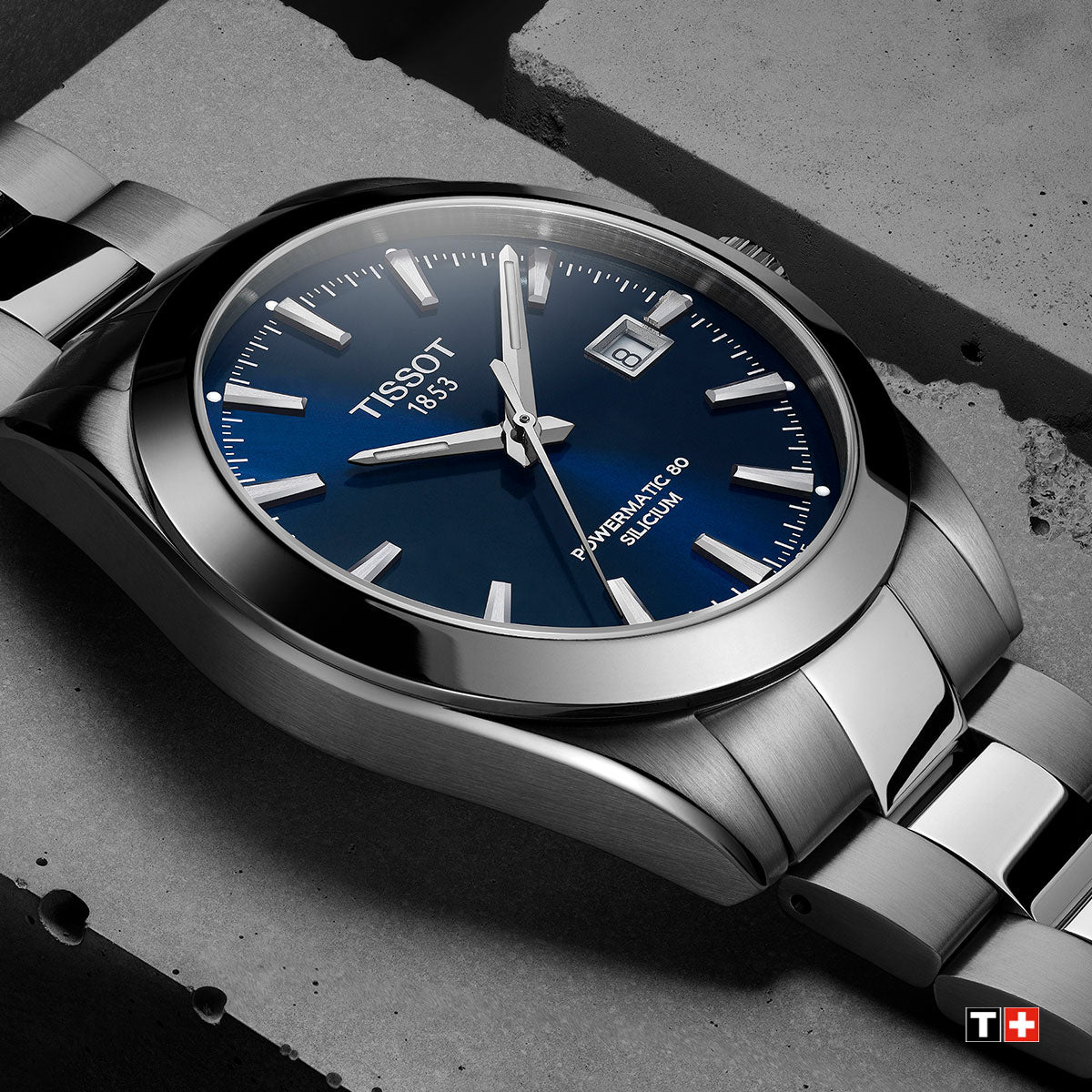 Tissot Gentleman Powermatic 80 Silicium (Blue Dial / 40mm)