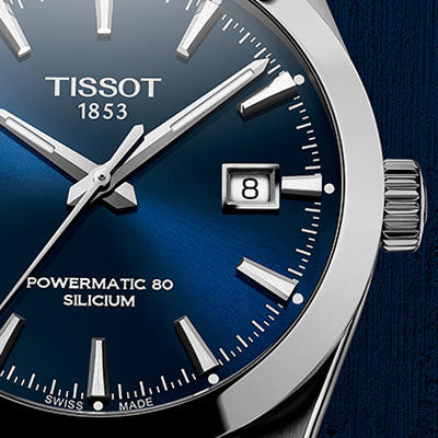 Tissot Gentleman Powermatic 80 Silicium (Blue Dial / 40mm)