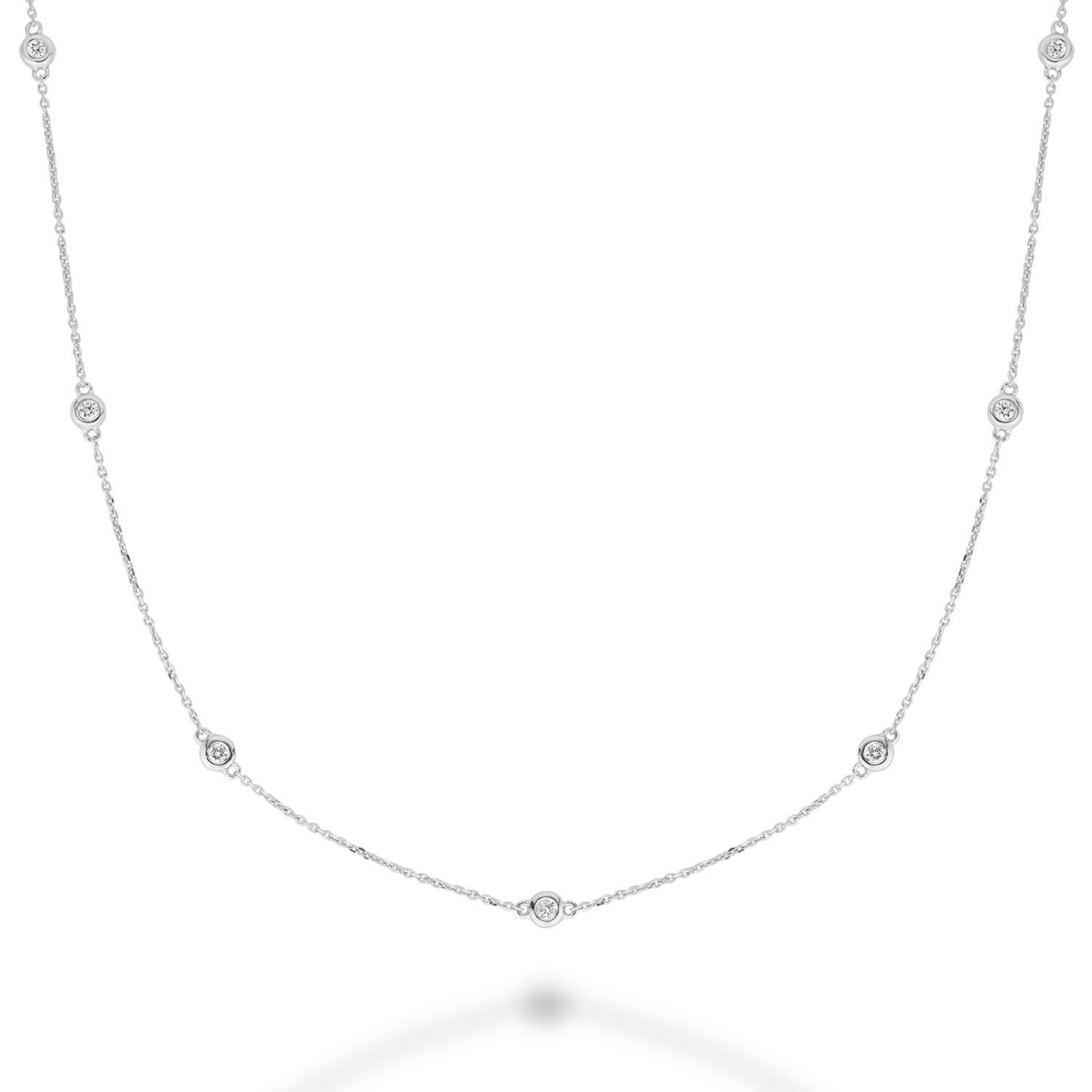 Collier de diamants 14K de la collection Hemsleys