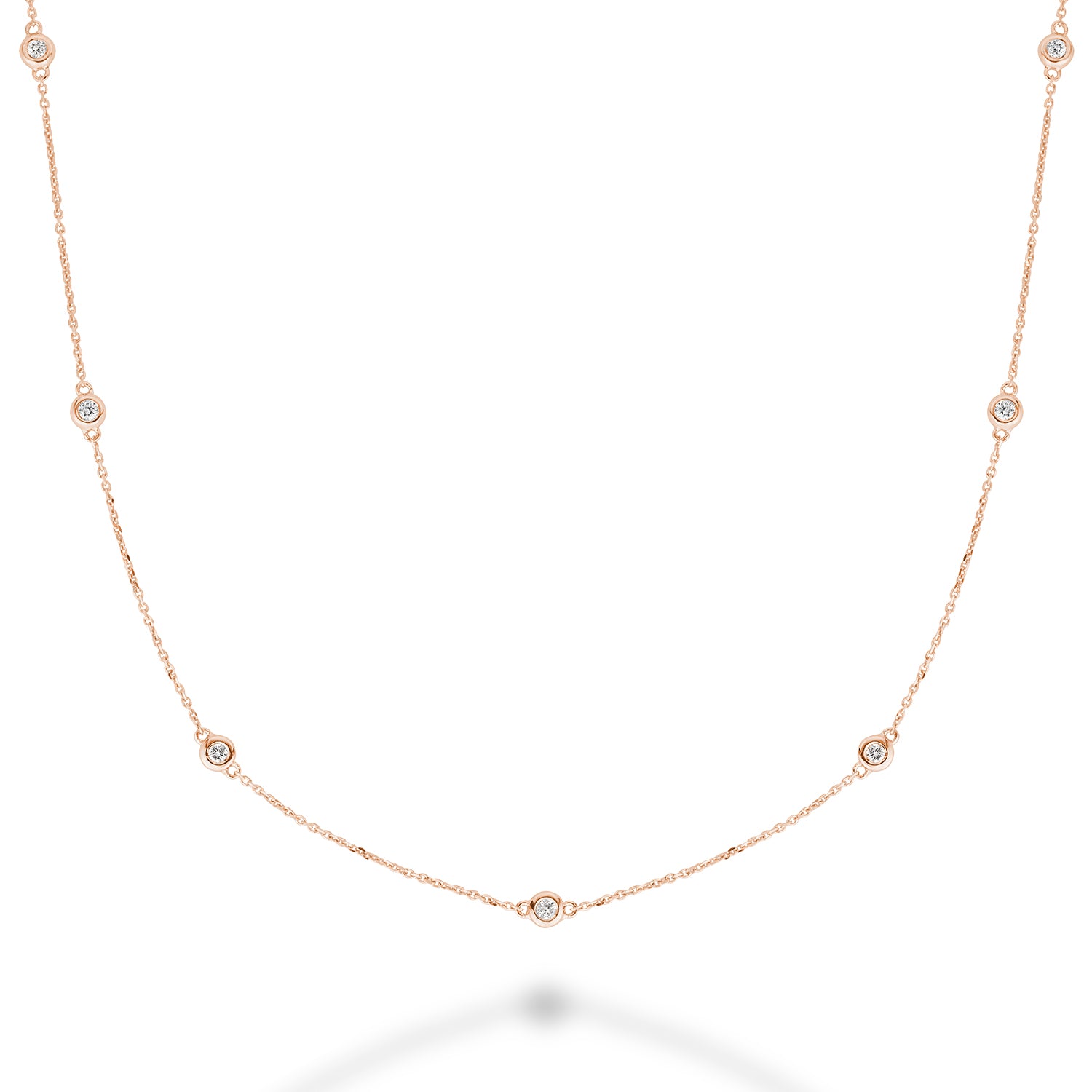 Collier de diamants 14K de la collection Hemsleys