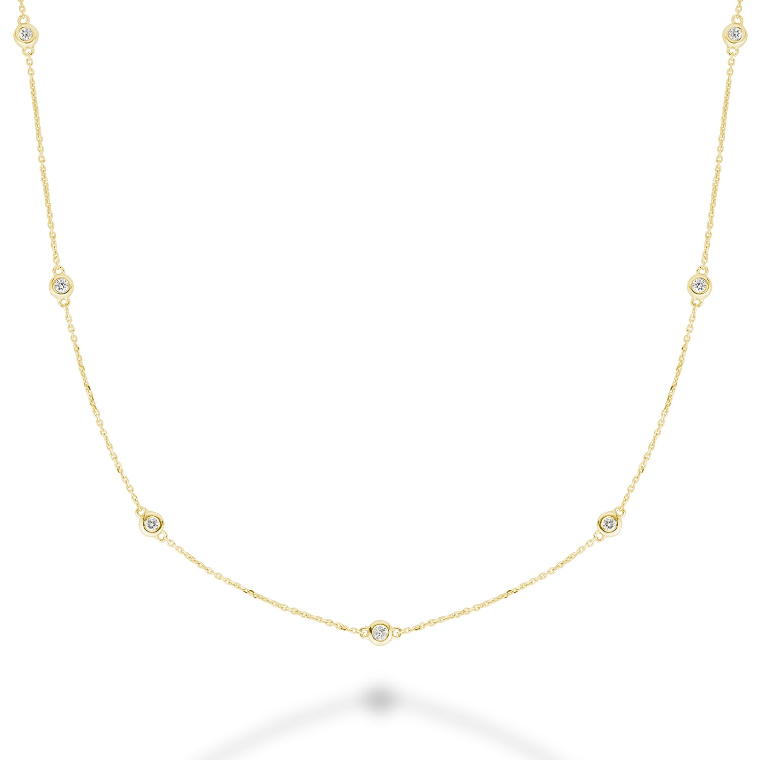 Collier de diamants 14K de la collection Hemsleys