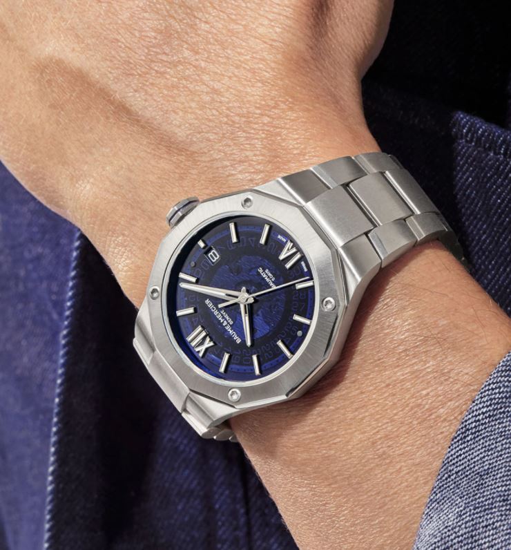 Baume Et Mercier Riviera Baumatic Automatic (Blue Dial / 42mm)