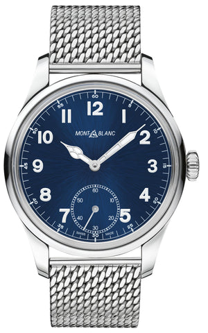 Montblanc 1858 Manual Small Second (Blue Dial 44mm) – Hemsleys