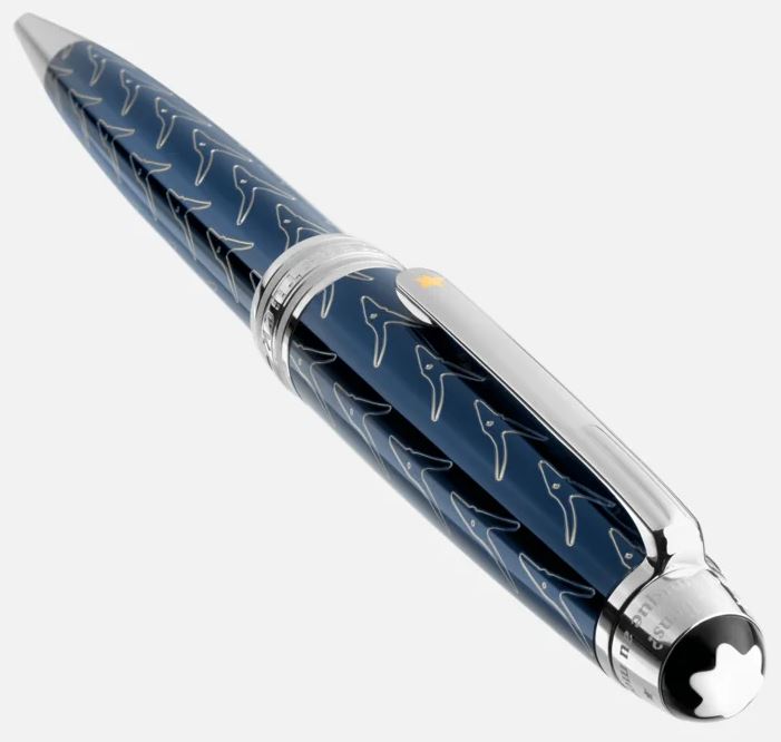 Montblanc Meisterstück Le Petit Prince Solitaire Stylo à bille de taille moyenne (Bleu)