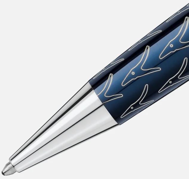 Montblanc Meisterstück Le Petit Prince Solitaire Stylo à bille de taille moyenne (Bleu)