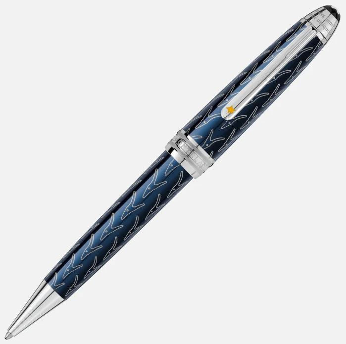 Montblanc Meisterstück Le Petit Prince Solitaire Stylo à bille de taille moyenne (Bleu)