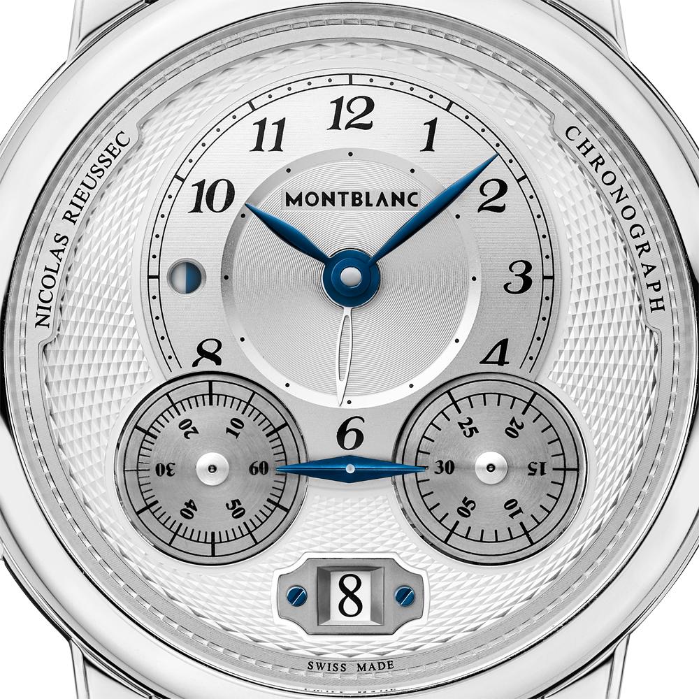 Chronographe Montblanc Star Legacy Nicolas Rieussec (cadran argent / 45mm)